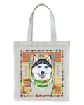 Siberian Husky - Tomoyo Pitcher   Dog Breed Tote Bags