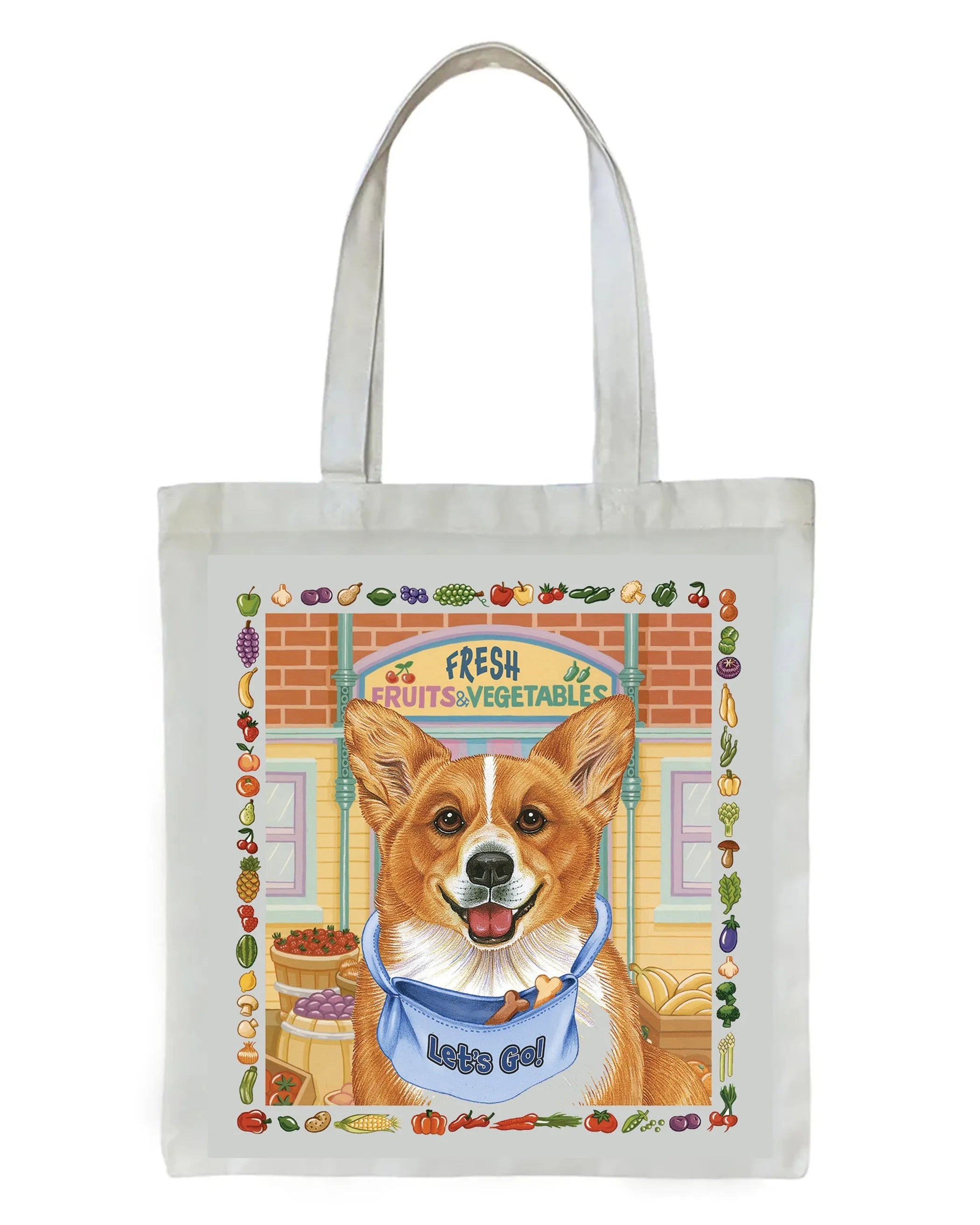 Corgi - Tomoyo Pitcher   Dog Breed Tote Bags