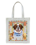 Saint Bernard - Tomoyo Pitcher   Dog Breed Tote Bags