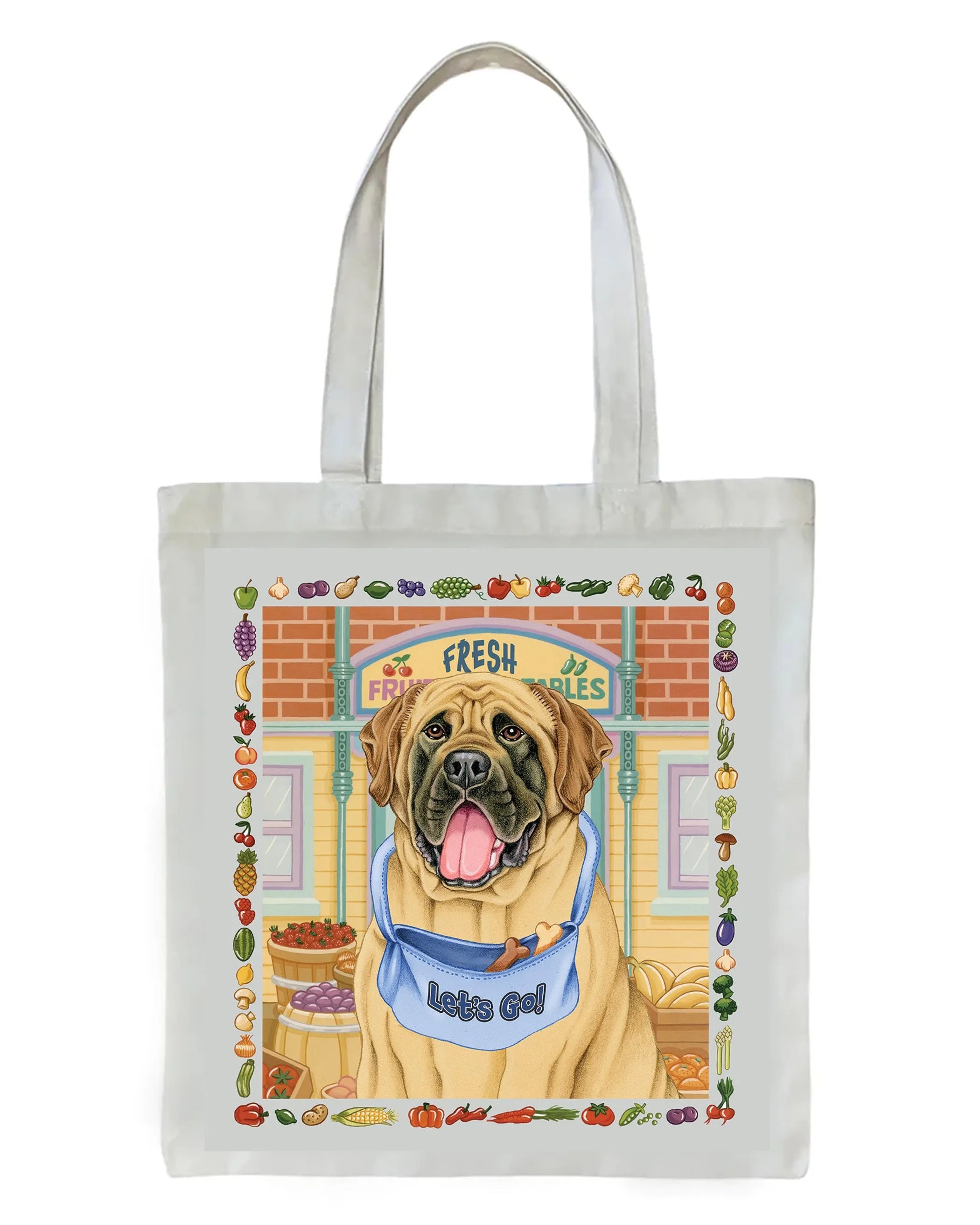 Mastiff - Tomoyo Pitcher   Dog Breed Tote Bags