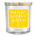 Soy Candle Capable Of Great Yellow 13Oz