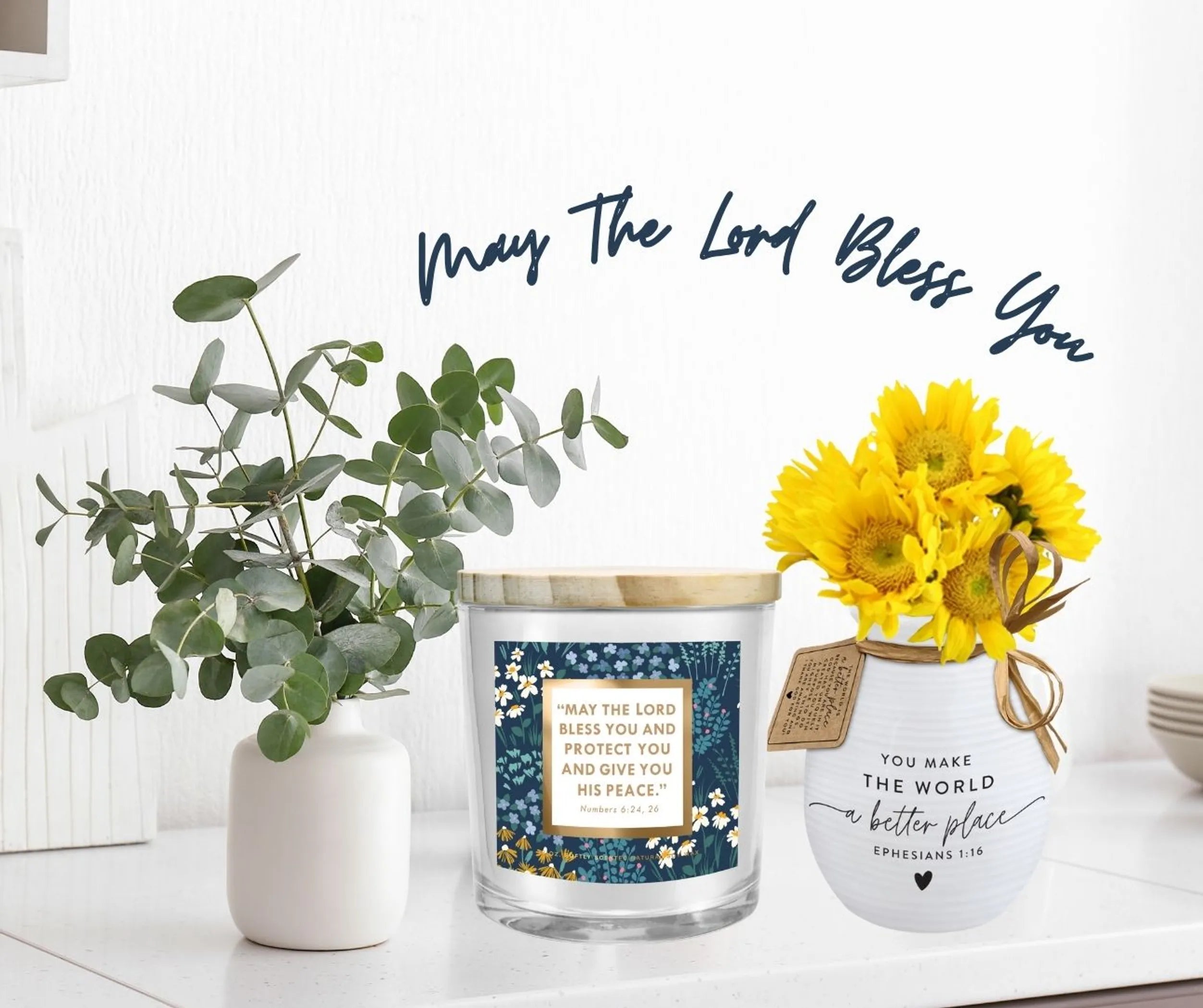 Soy Candle May The Lord Bless You 13Oz