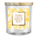 Soy Candle World Is Better Place 13Oz
