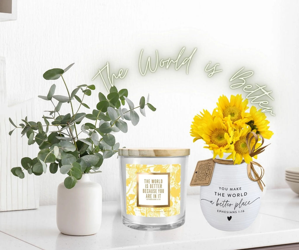 Soy Candle World Is Better Place 13Oz