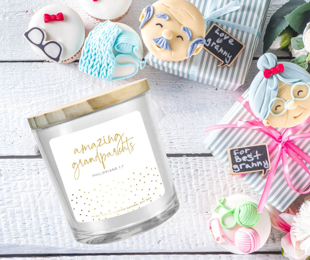 Soy Candle Amazing Grandparents 13Oz