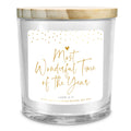 Soy Candle Most Wonderful Time Year 13Oz