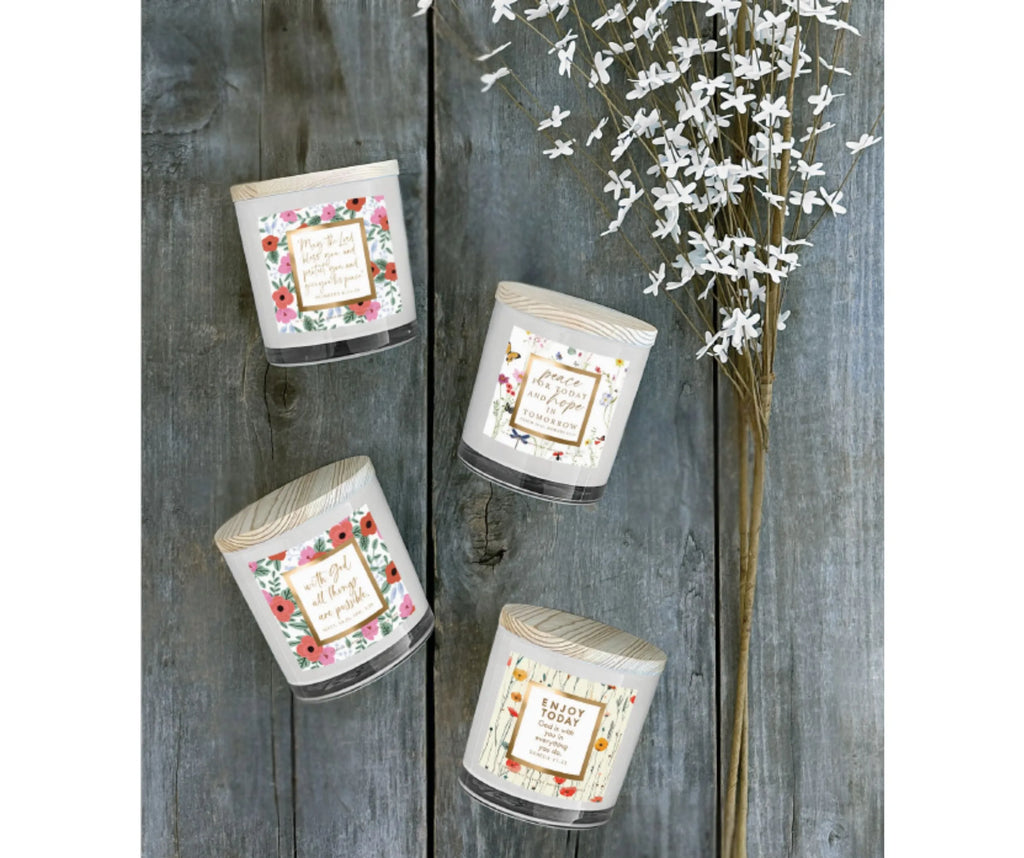 Soy Candle Floral Peace For Today