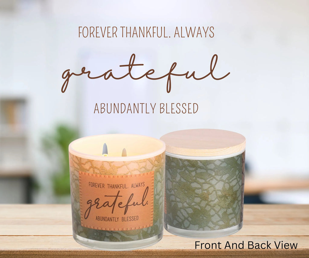 Soy Candle Grateful 13 Oz