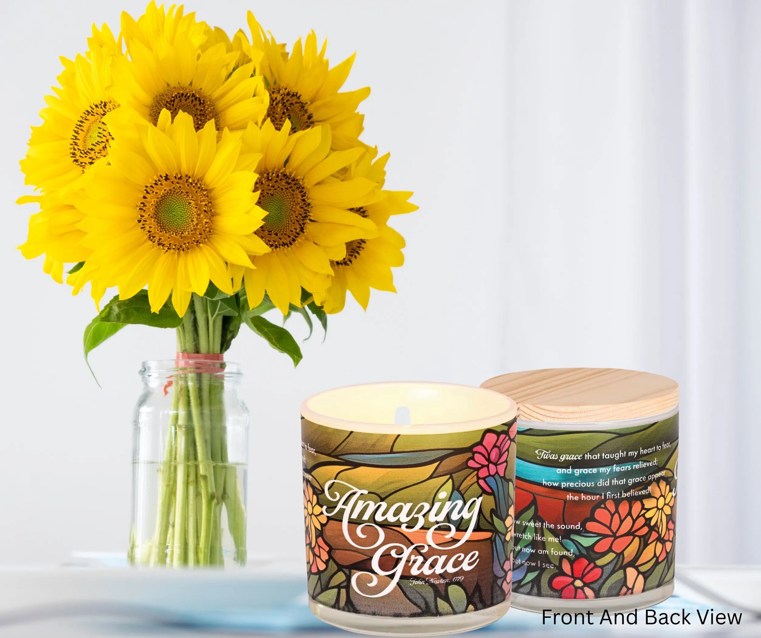 Soy Candle Amazing Grace 13 Oz