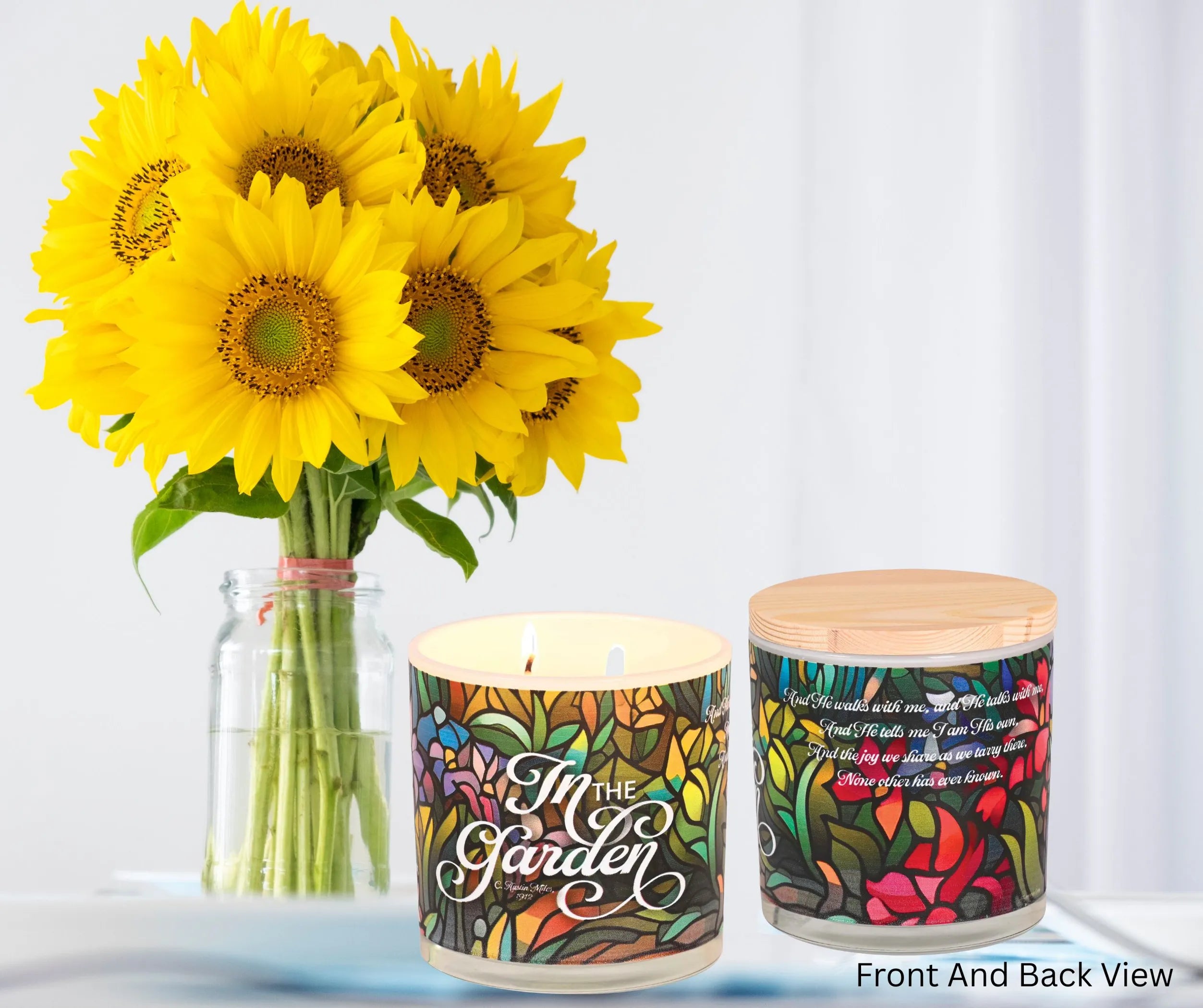 Soy Candle In The Garden 13 Oz