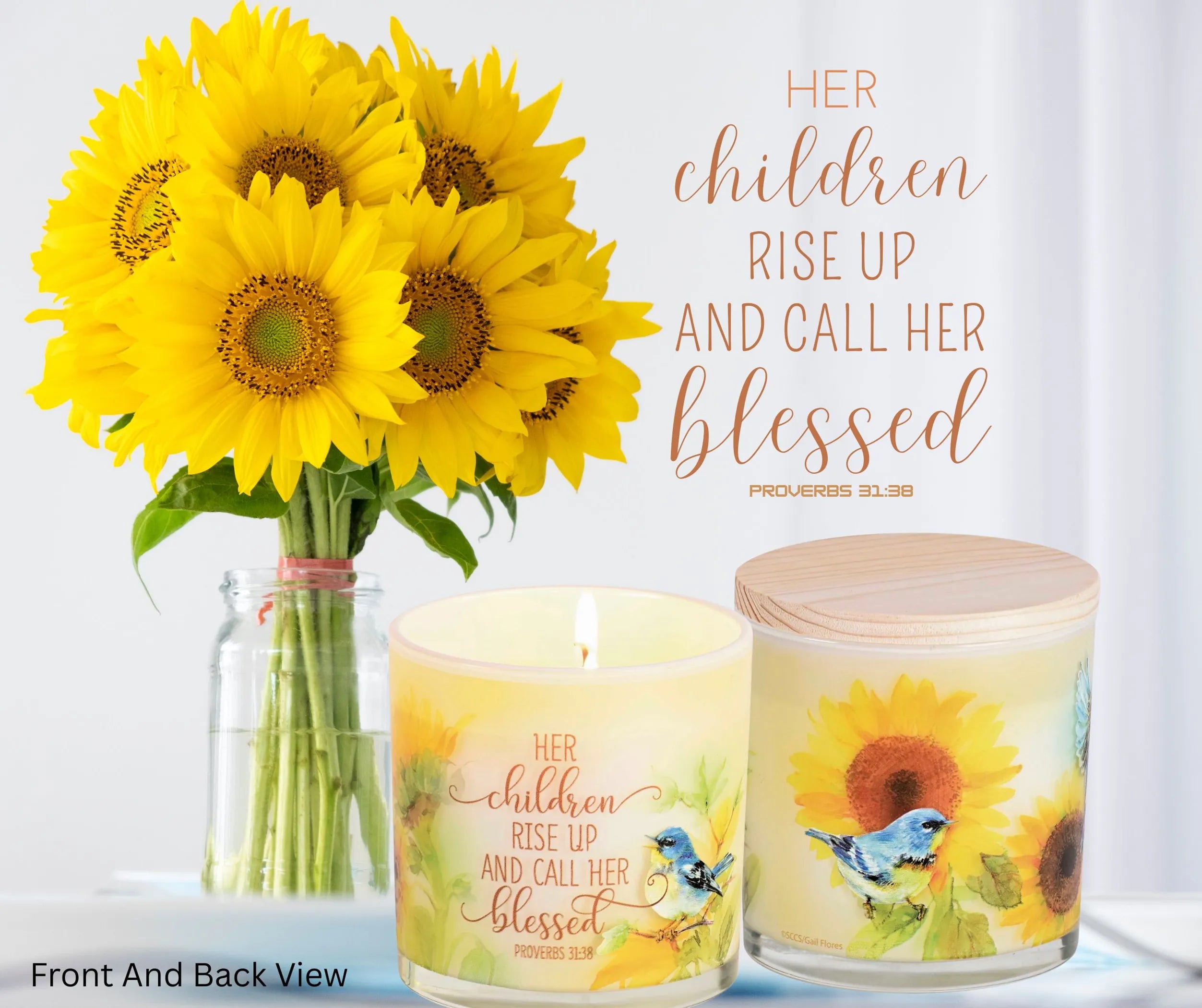 Soy Candle Her Children Rise Up 13 Oz
