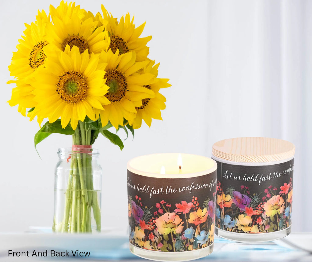 Soy Candle Let Us Hold Fast 13 Oz