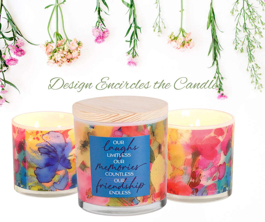 Soy Candle Laughs Memories Friendship