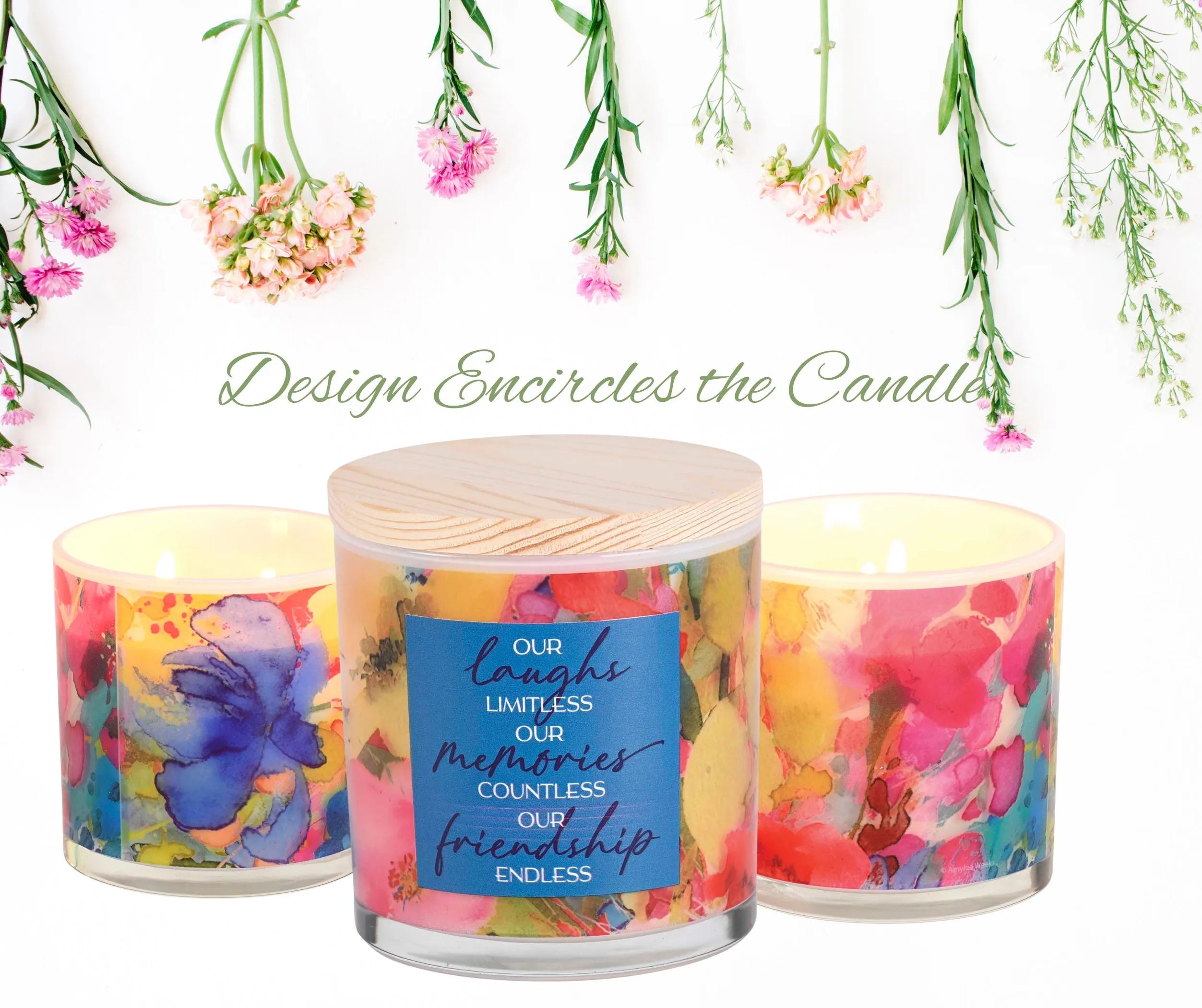 Soy Candle Laughs Memories Friendship
