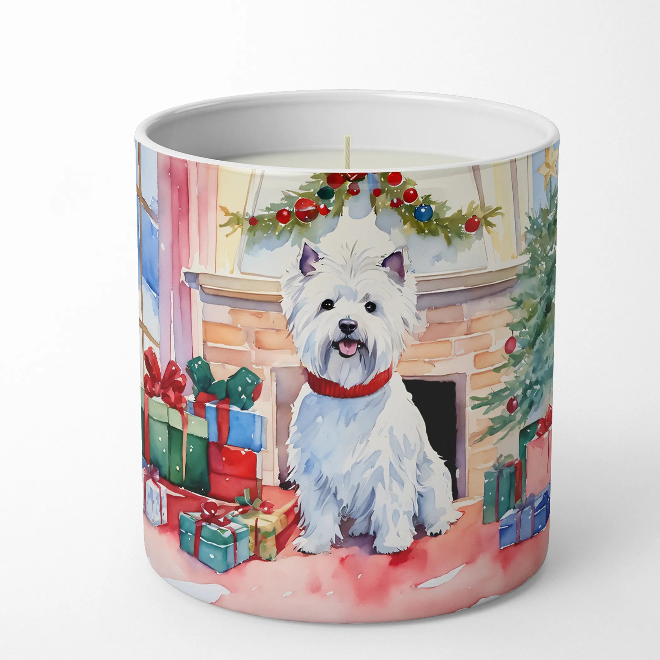 Welsh Springer Spaniel Cozy Christmas Decorative Soy Candle