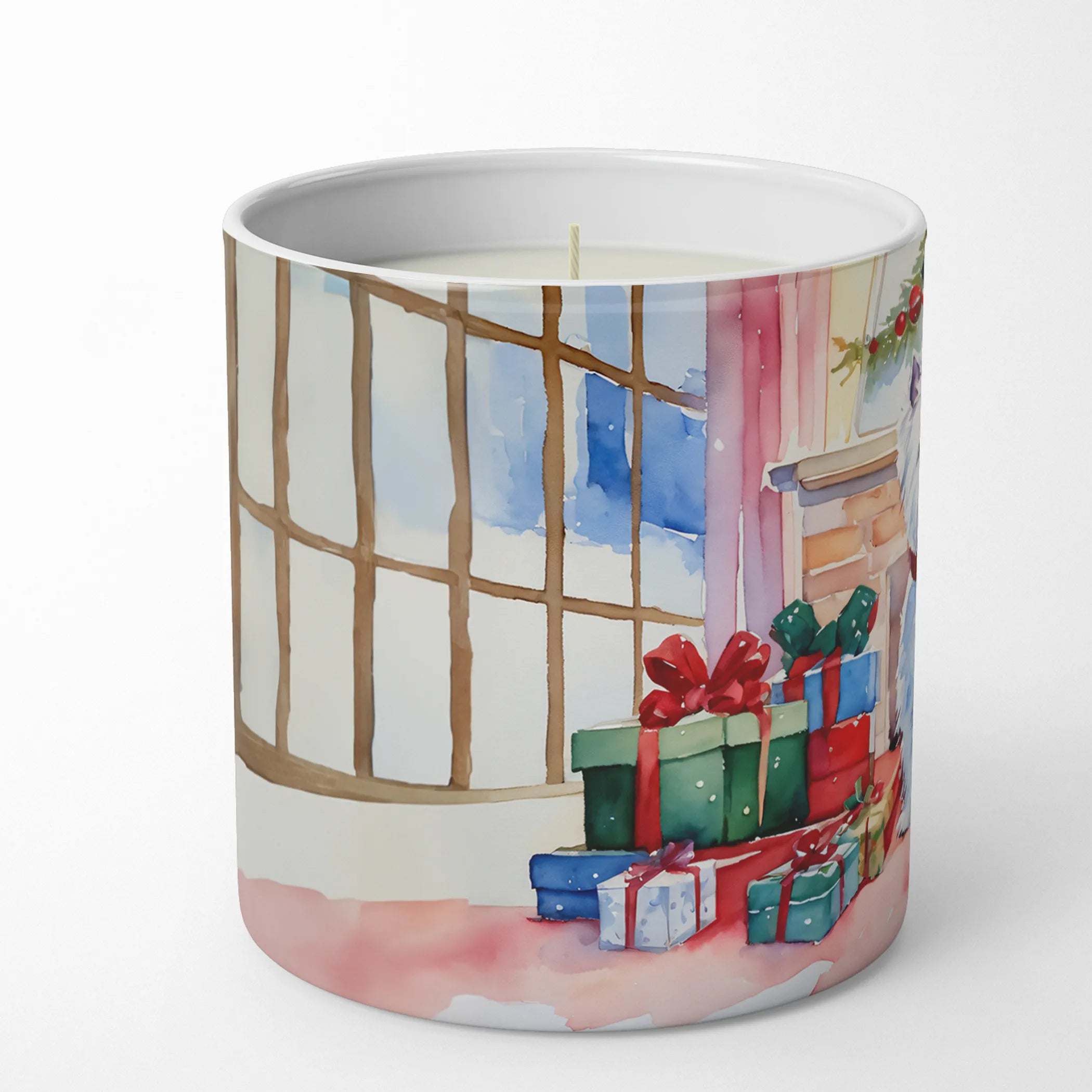 Welsh Springer Spaniel Cozy Christmas Decorative Soy Candle