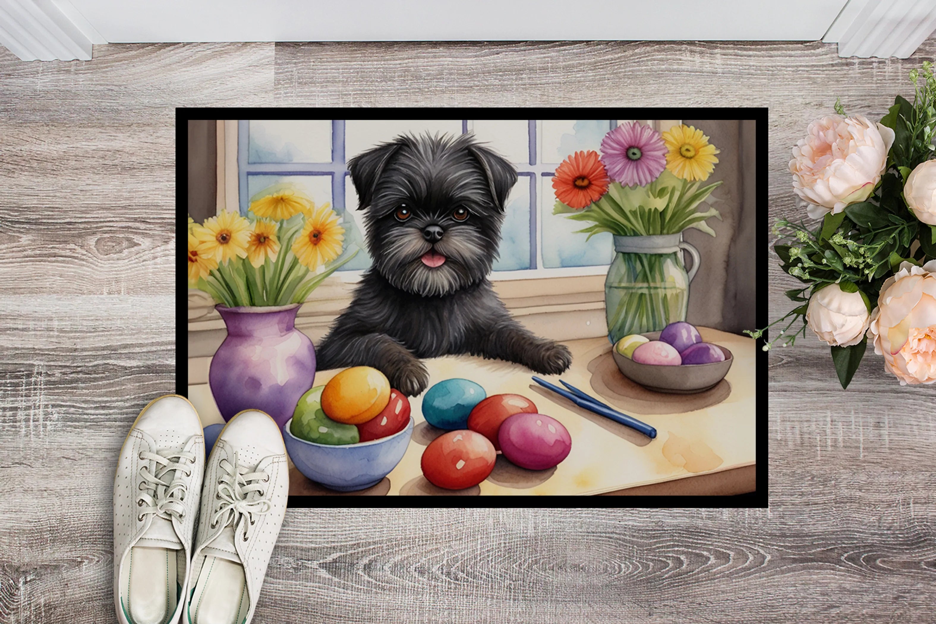 Decorating Easter Doormat - Size: 24HX36W | Pack Of: 1 | Collection name: Decorating easter