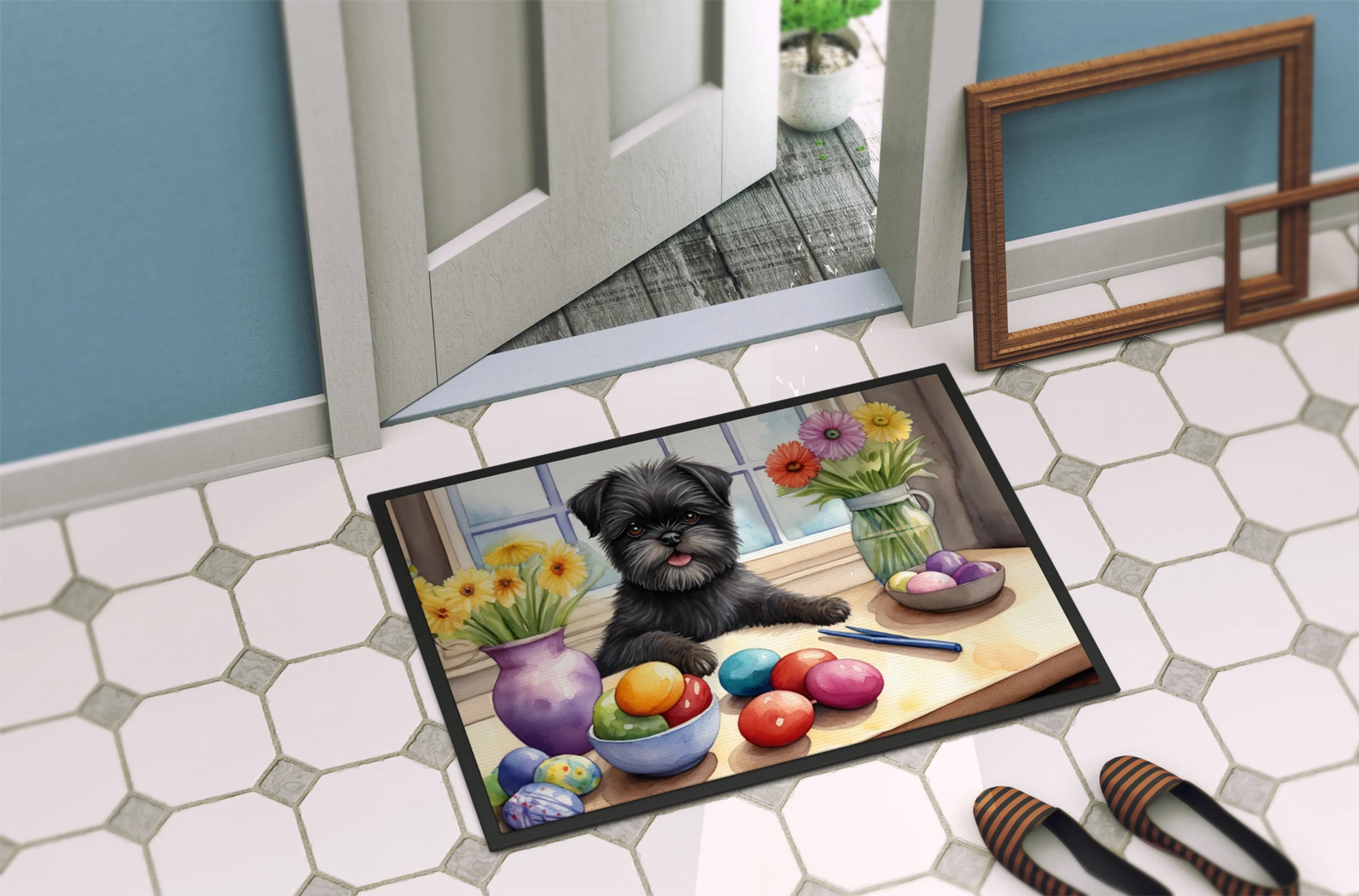 Decorating Easter Doormat - Size: 24HX36W | Pack Of: 1 | Collection name: Decorating easter
