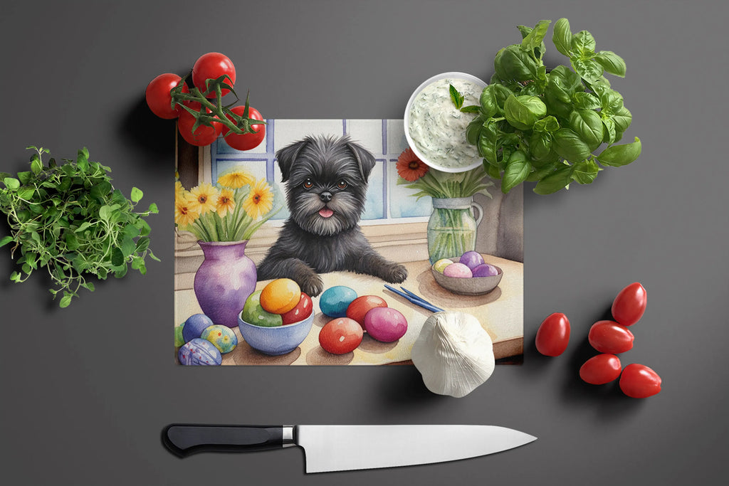 Decorating Easter Glass Cutting Board - Size: LARGE | Pack Of: 1 | Collection name: Decorating easter