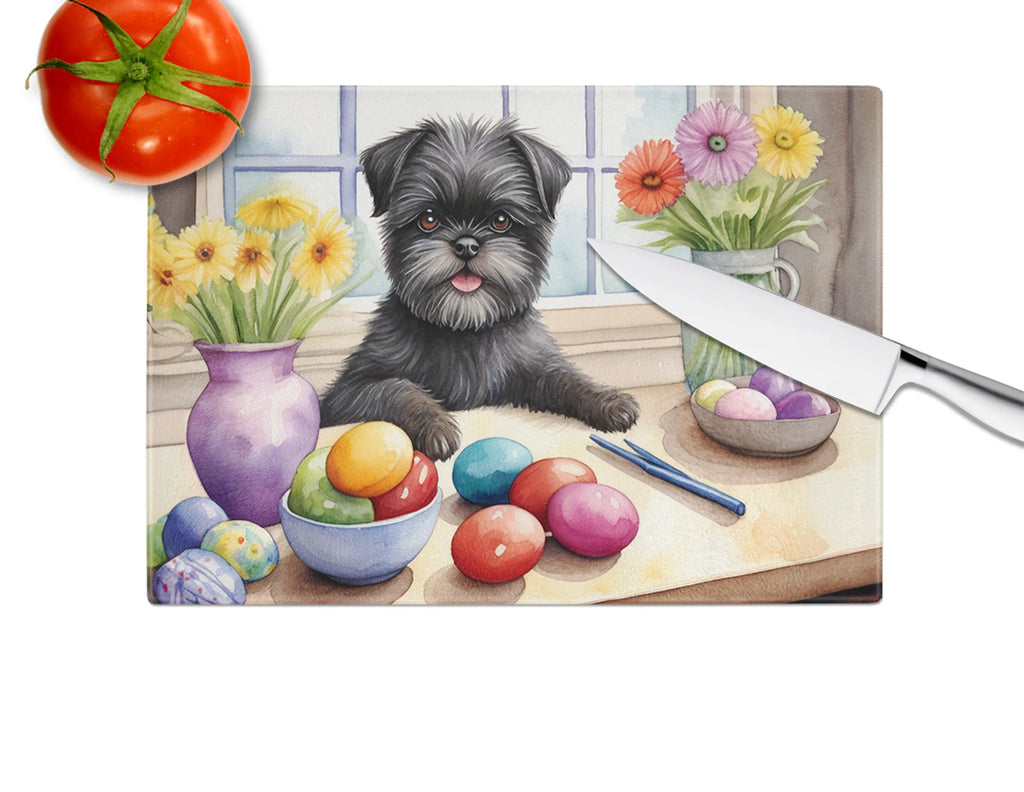 Decorating Easter Glass Cutting Board - Size: LARGE | Pack Of: 1 | Collection name: Decorating easter