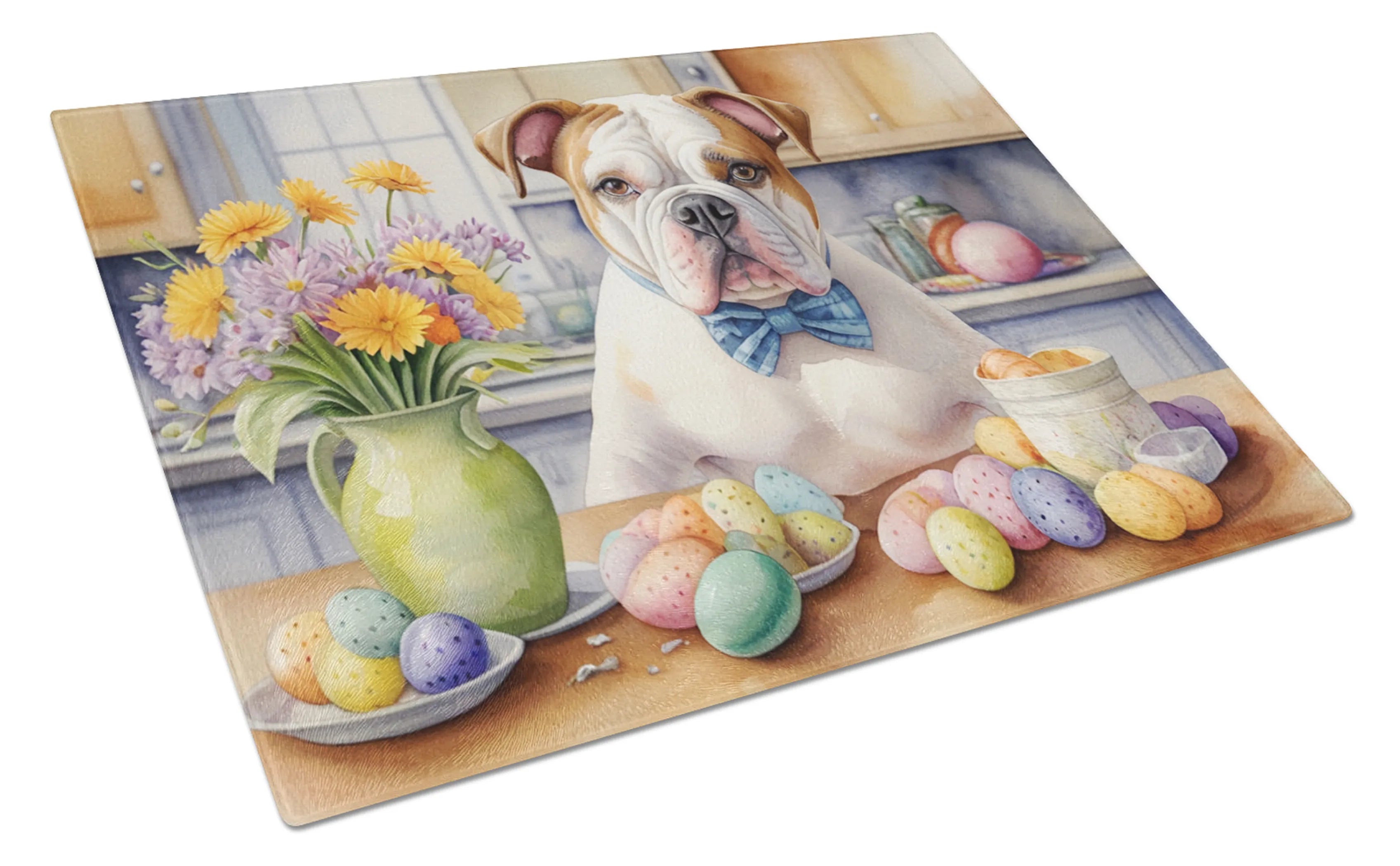 Decorating Easter Glass Cutting Board - Size: LARGE | Pack Of: 1 | Collection name: Decorating easter