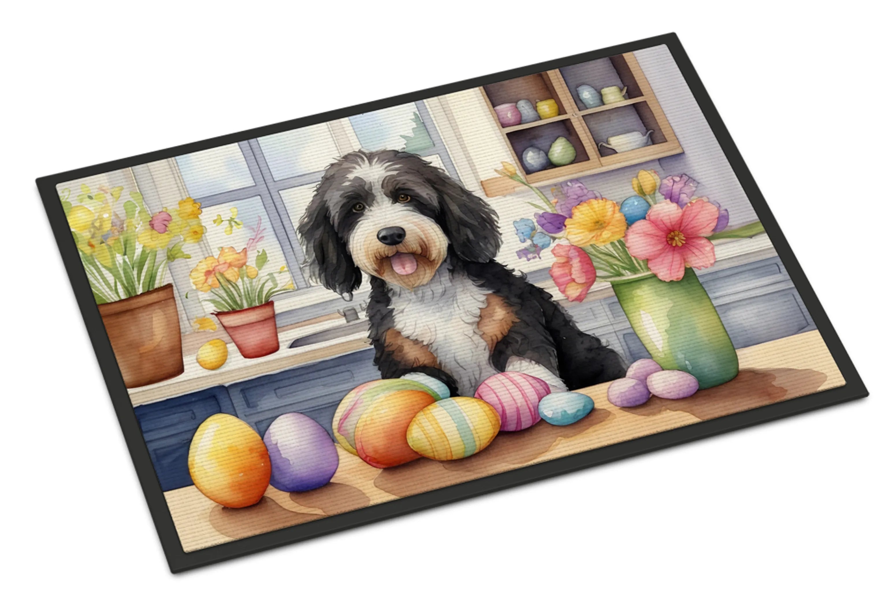 Decorating Easter Doormat - Size: 24HX36W | Pack Of: 1 | Collection name: Decorating easter