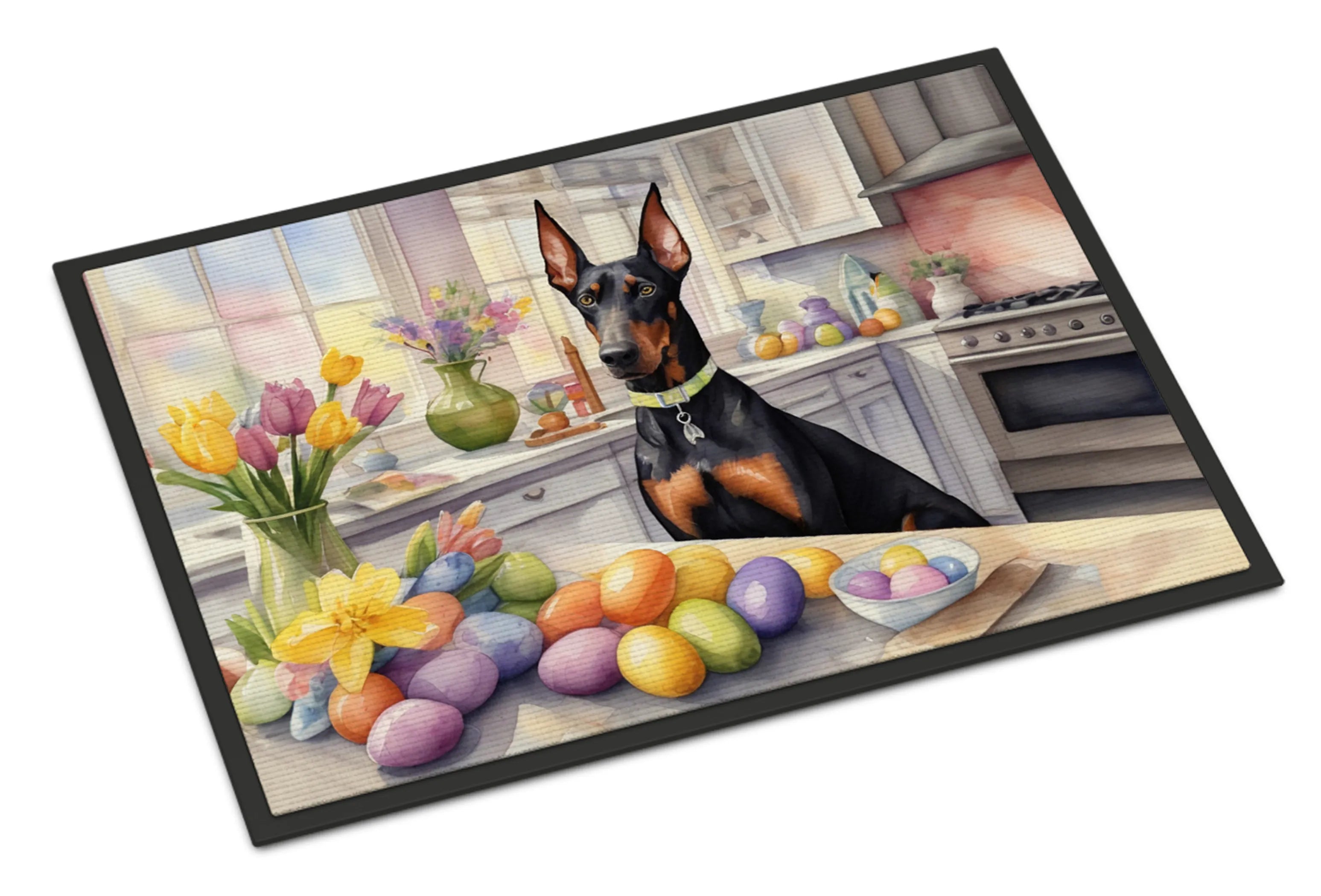 Decorating Easter Doormat - Size: 24HX36W | Pack Of: 1 | Collection name: Decorating easter