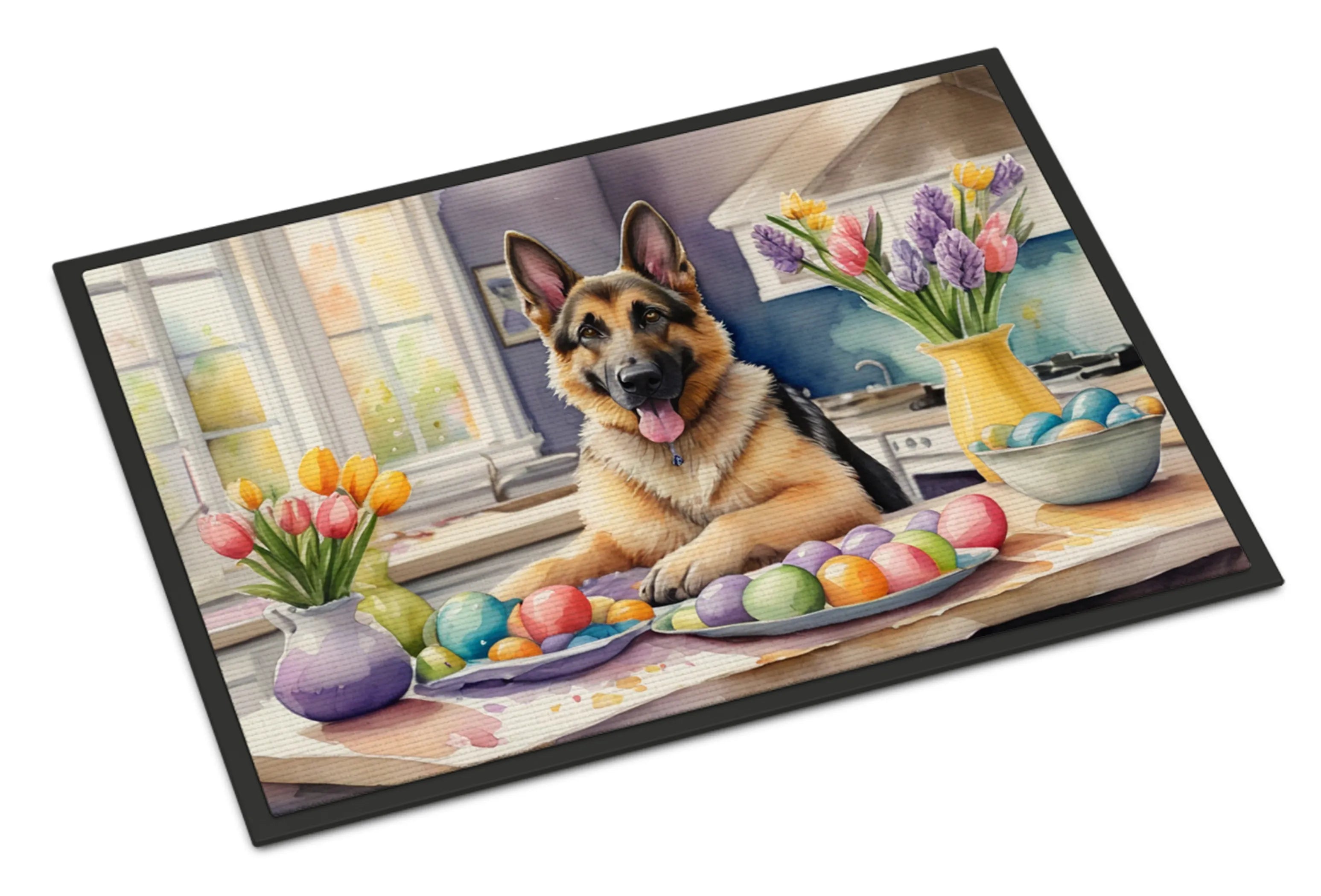 Decorating Easter Doormat - Size: 24HX36W | Pack Of: 1 | Collection name: Decorating easter