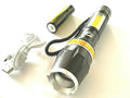 Led Strong Flashlight Multi Function Rechargeable Battery 800-100 Lumens