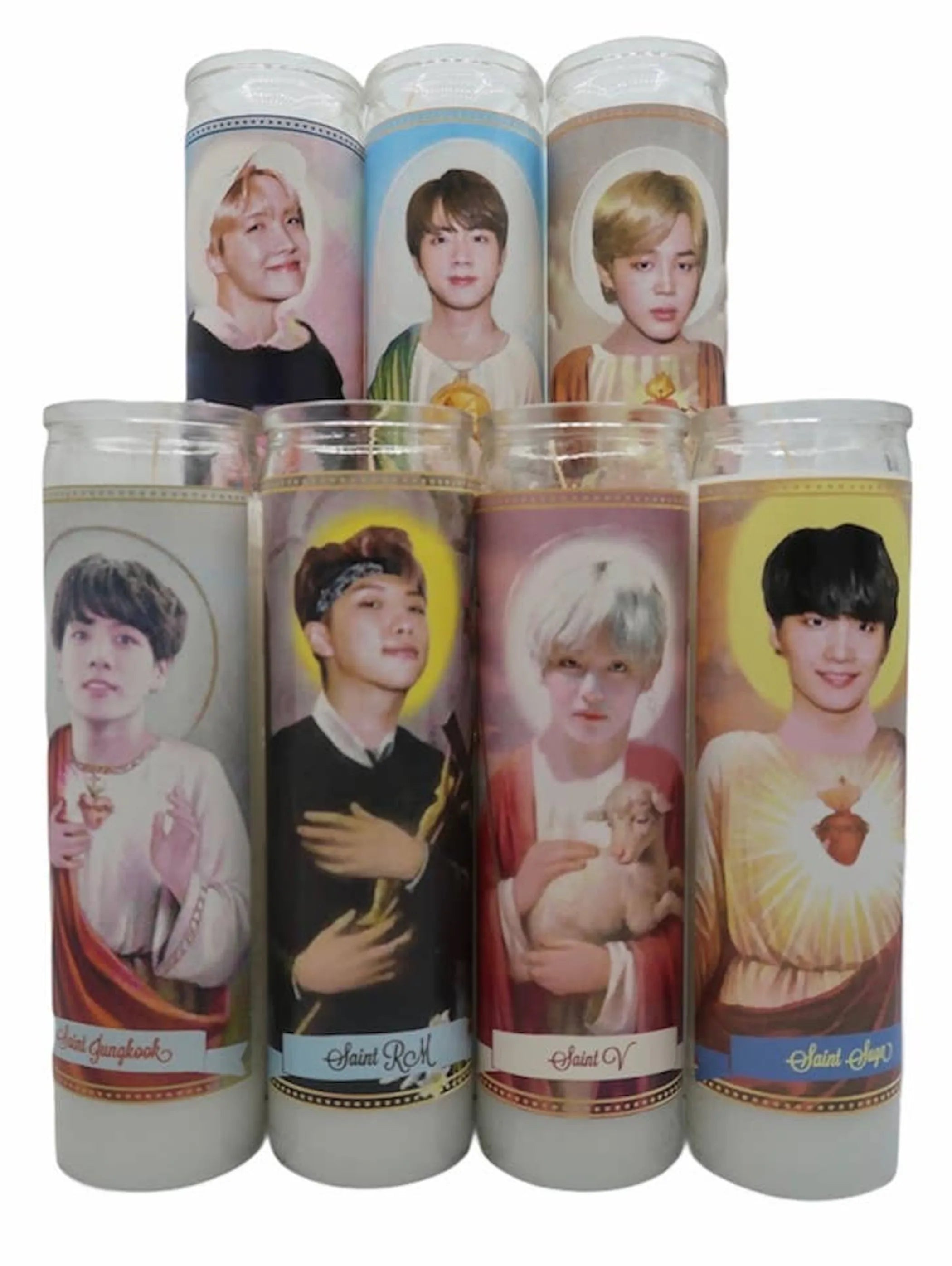 BTS Devotional Prayer Saint Candles