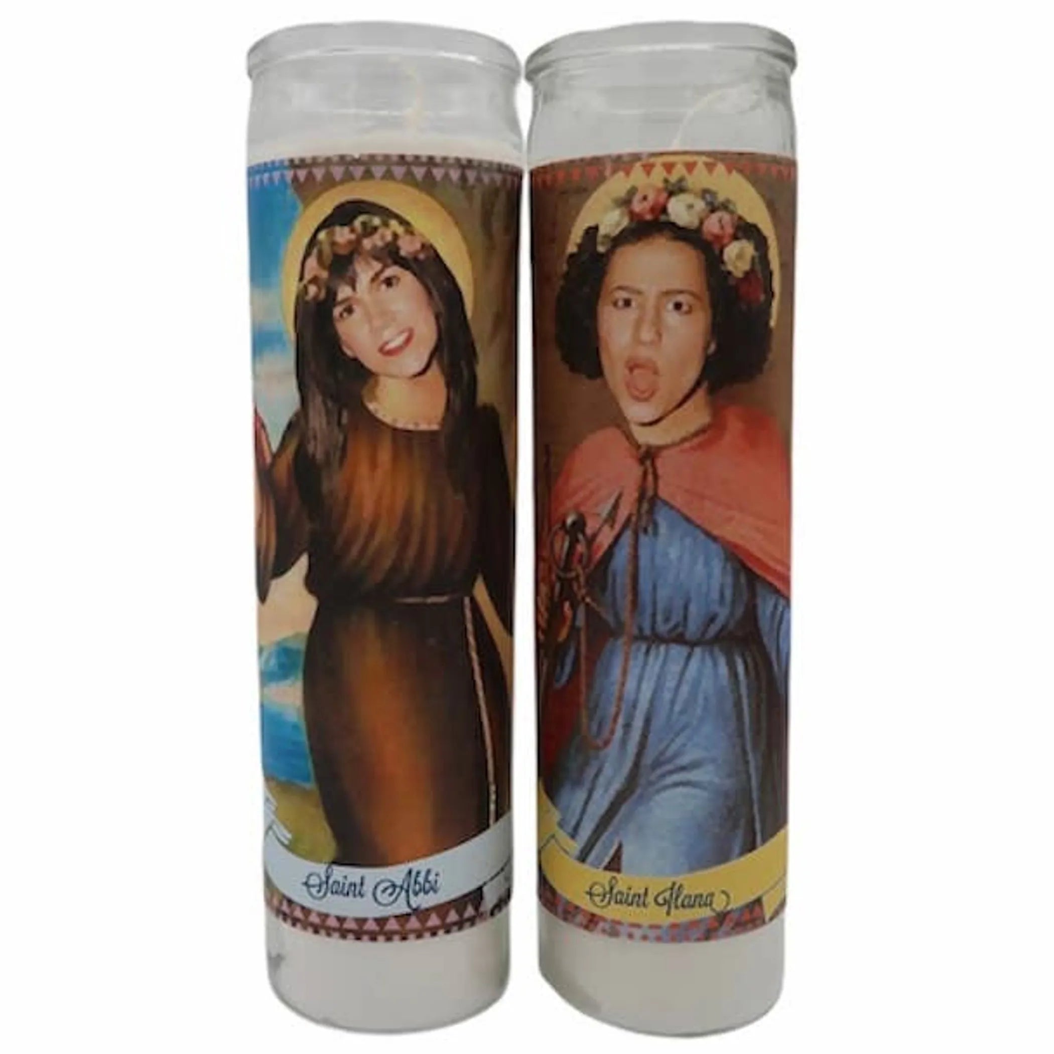Broad City -Abbi & Ilana Broad City Saint Prayer Candles Set