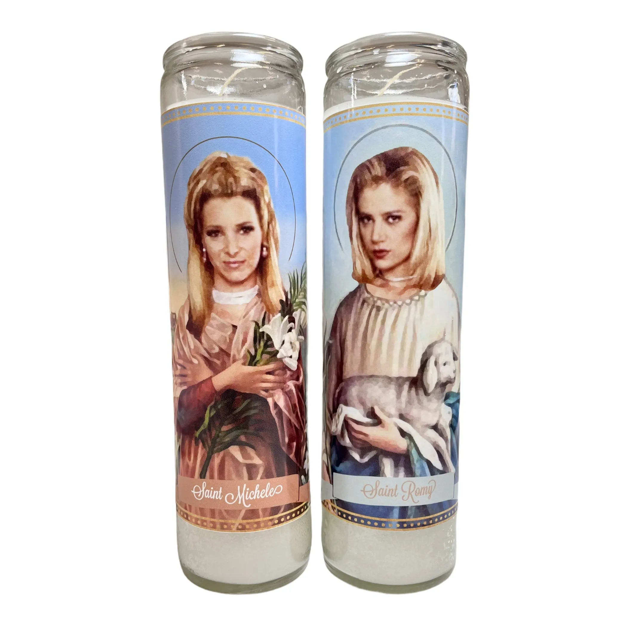 Set of Romy and Michele Devotional Prayer Saints
