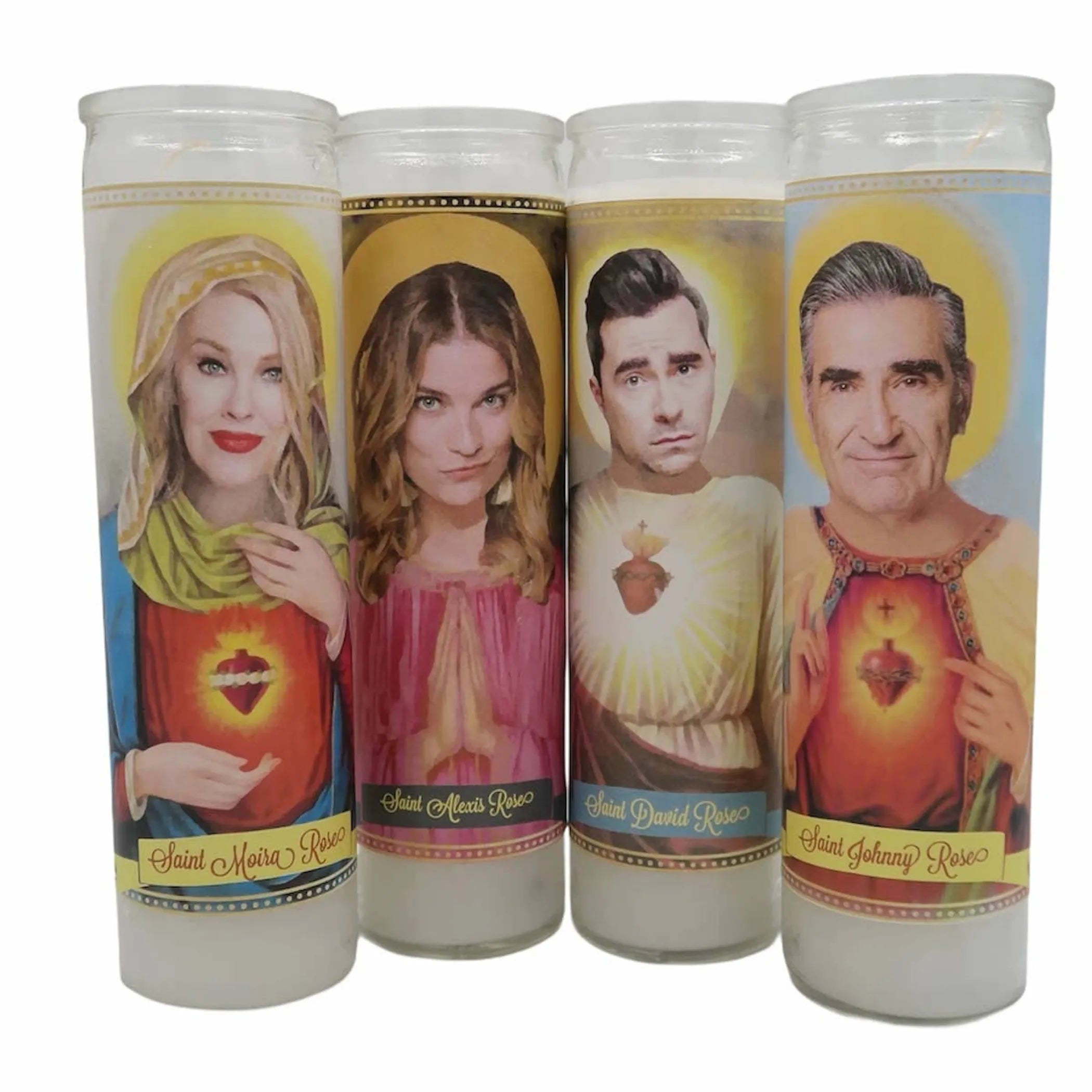 Schitts Creek Cast Devotional Prayer Saint Candles