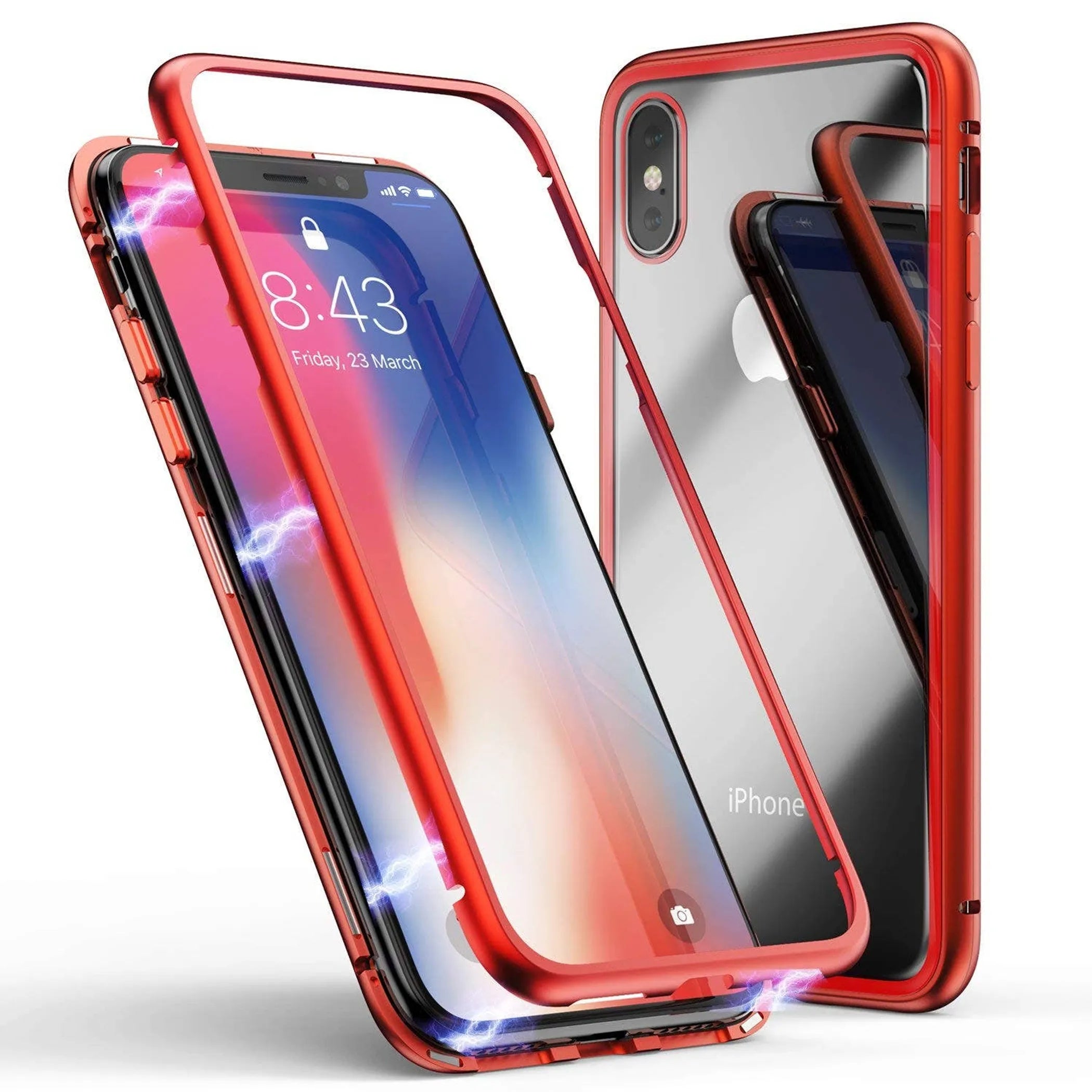 Magnetic Snap On Case for Apple iPhone X or XS