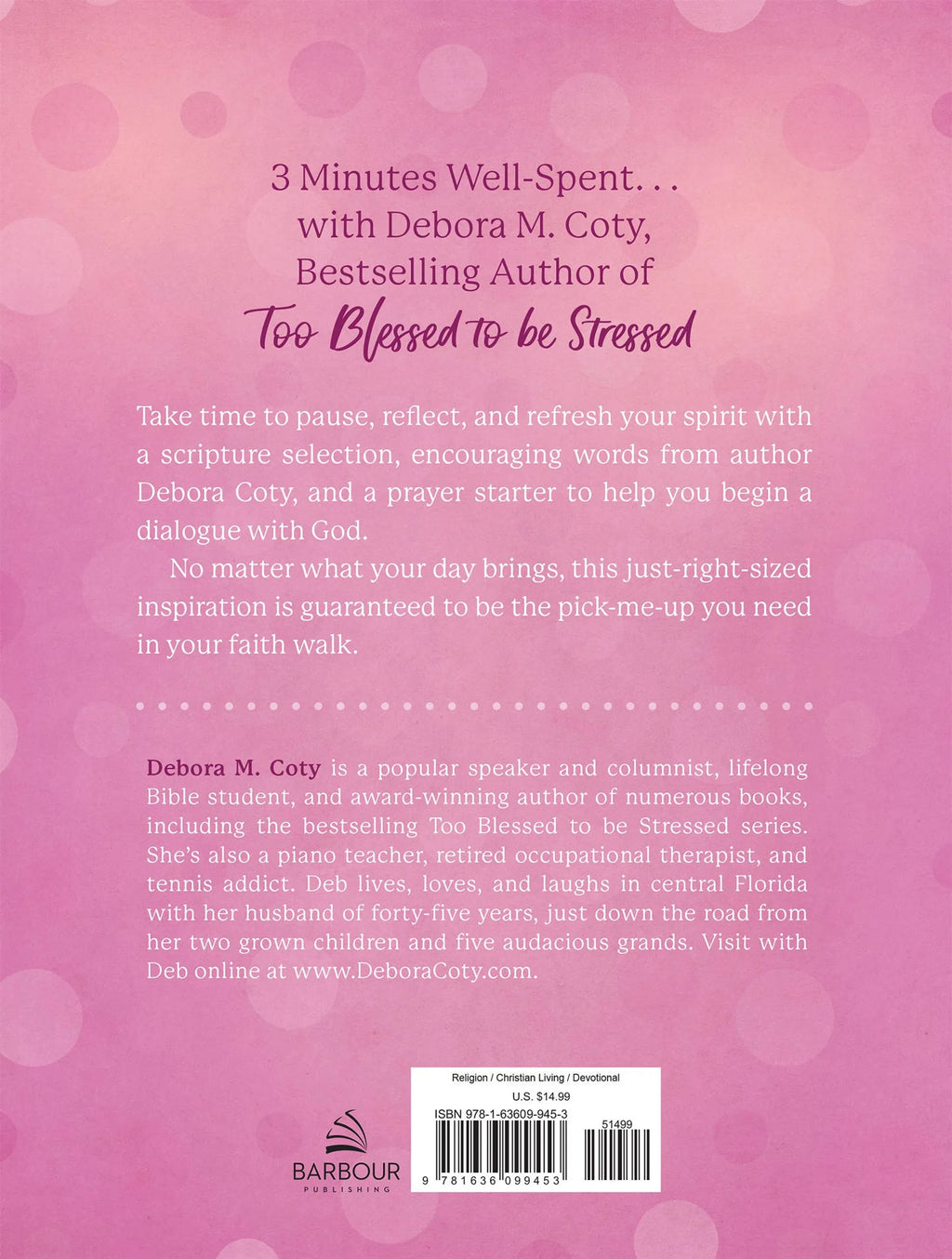 Too Blessed to Be Stressed: 3-Min Devotions for Women LP