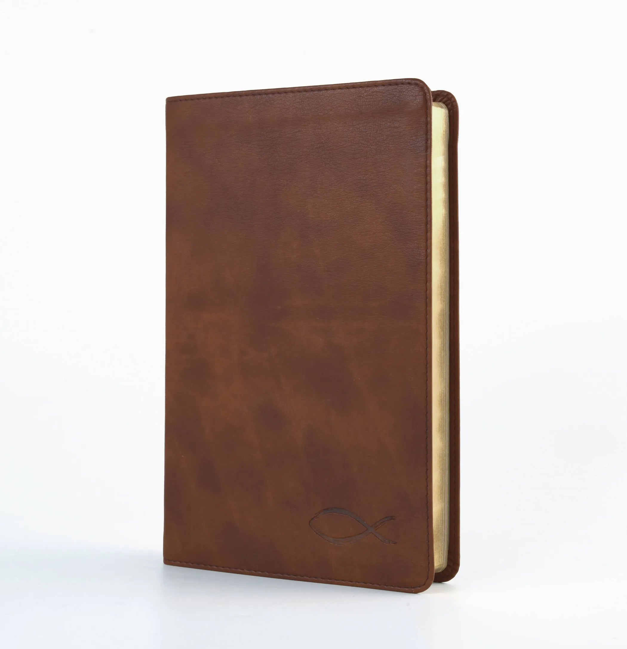 The KJV Study Bible [Chesnut Brown Fish]