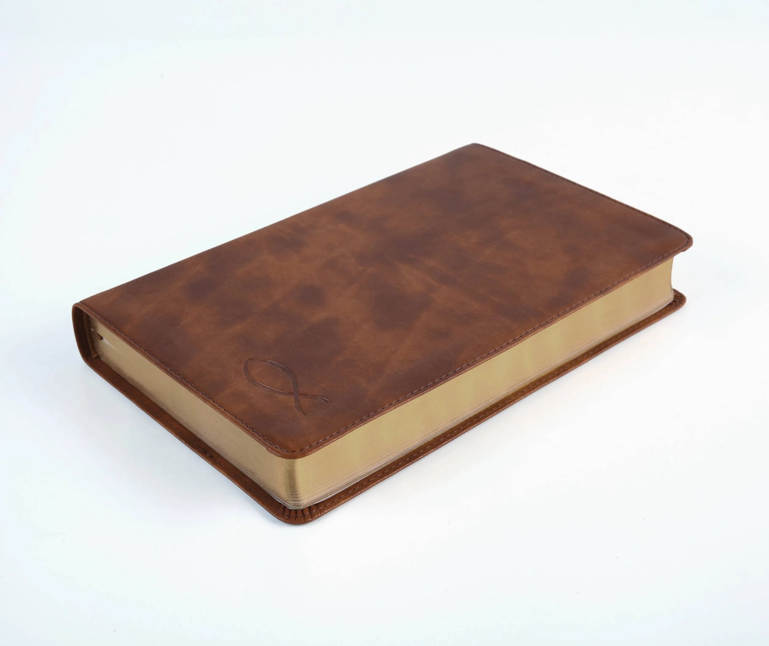 The KJV Study Bible [Chesnut Brown Fish]