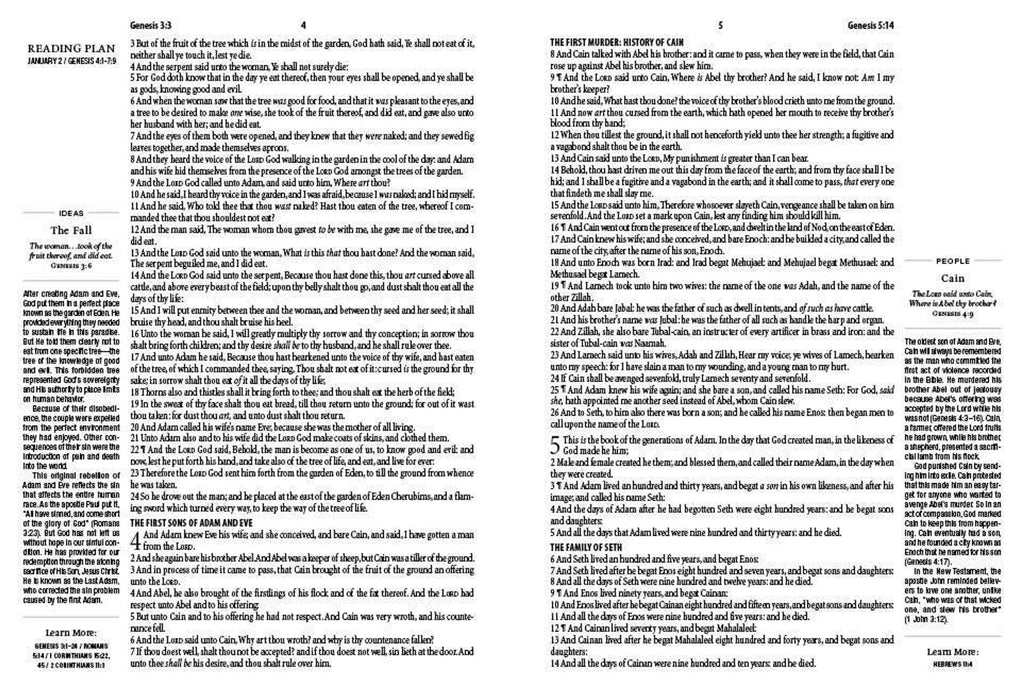 The 1-Minute KJV Study Bible (Pewter Blue)