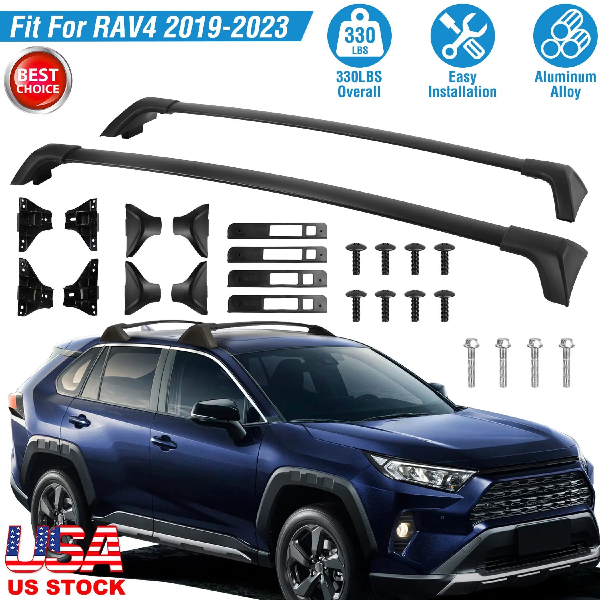 Car Roof Rack Cross Bars Aluminum Alloy