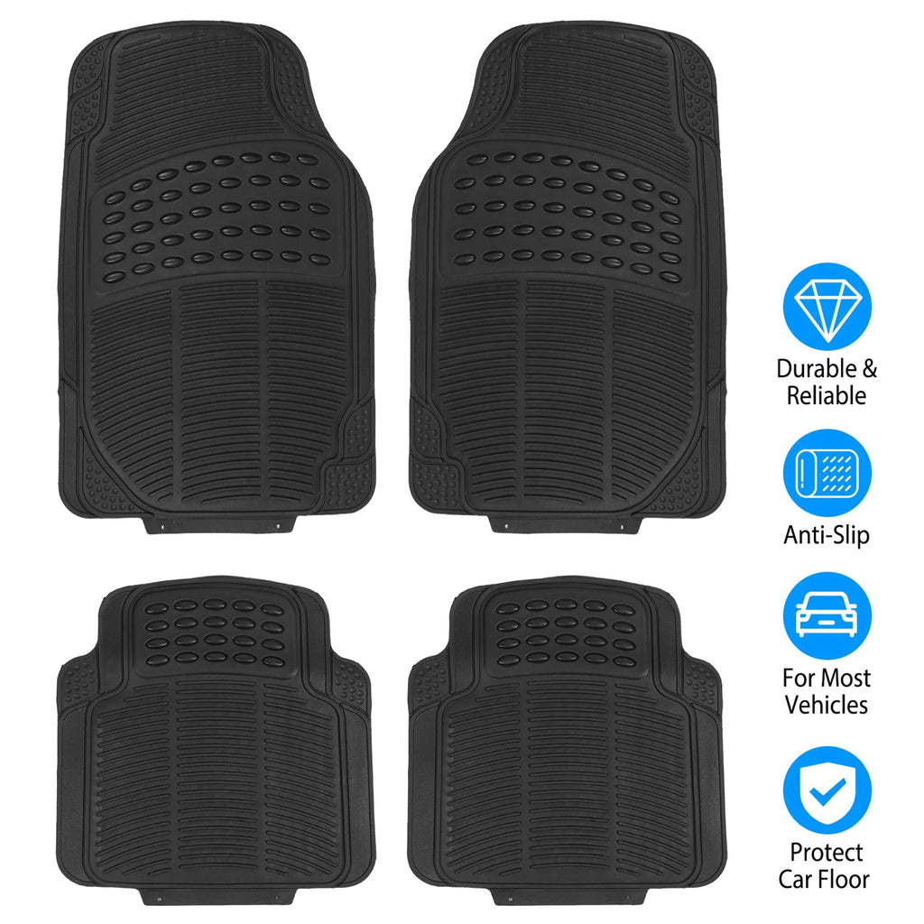 4Pcs Automotive Floor Mats