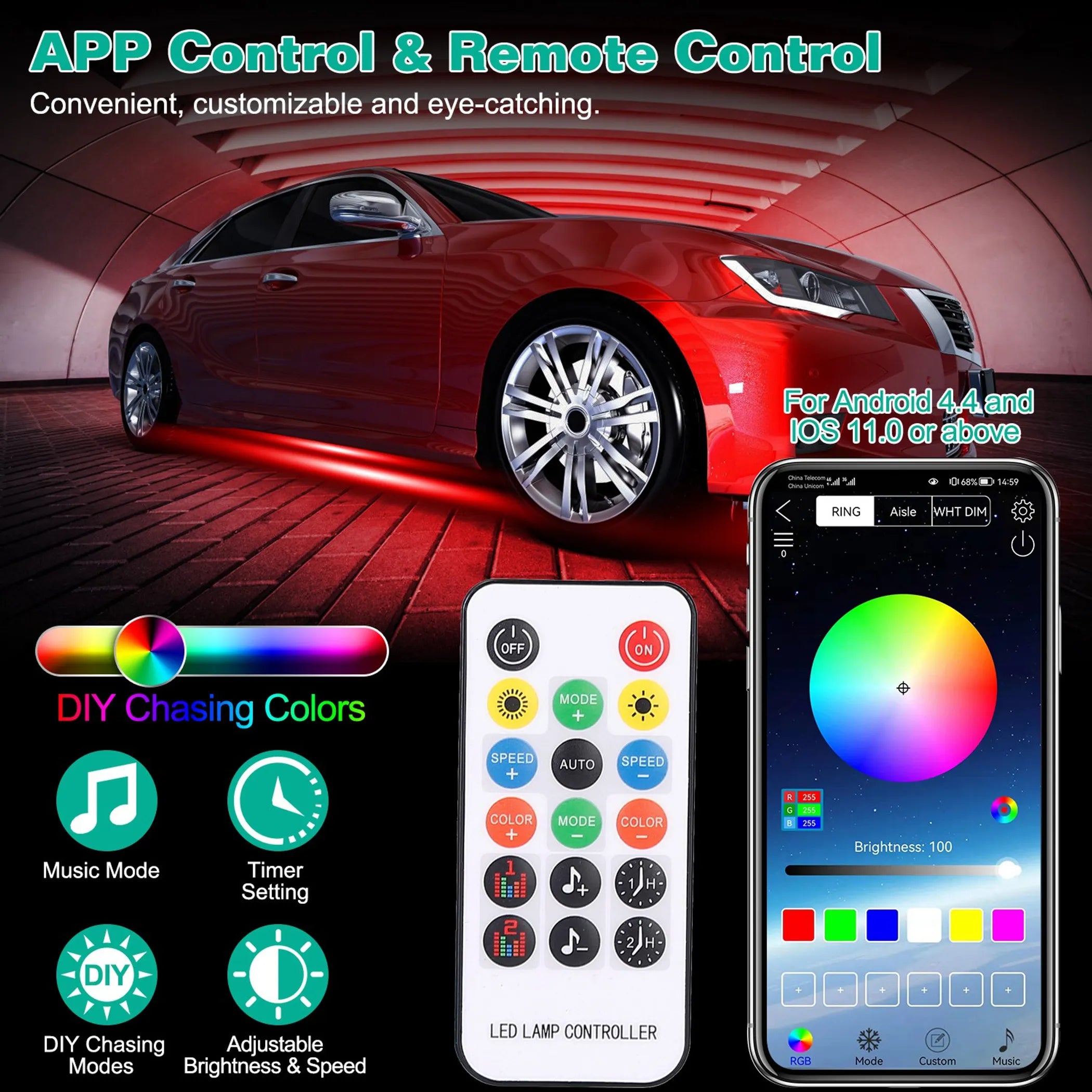 Waterproof RGB Underglow LED