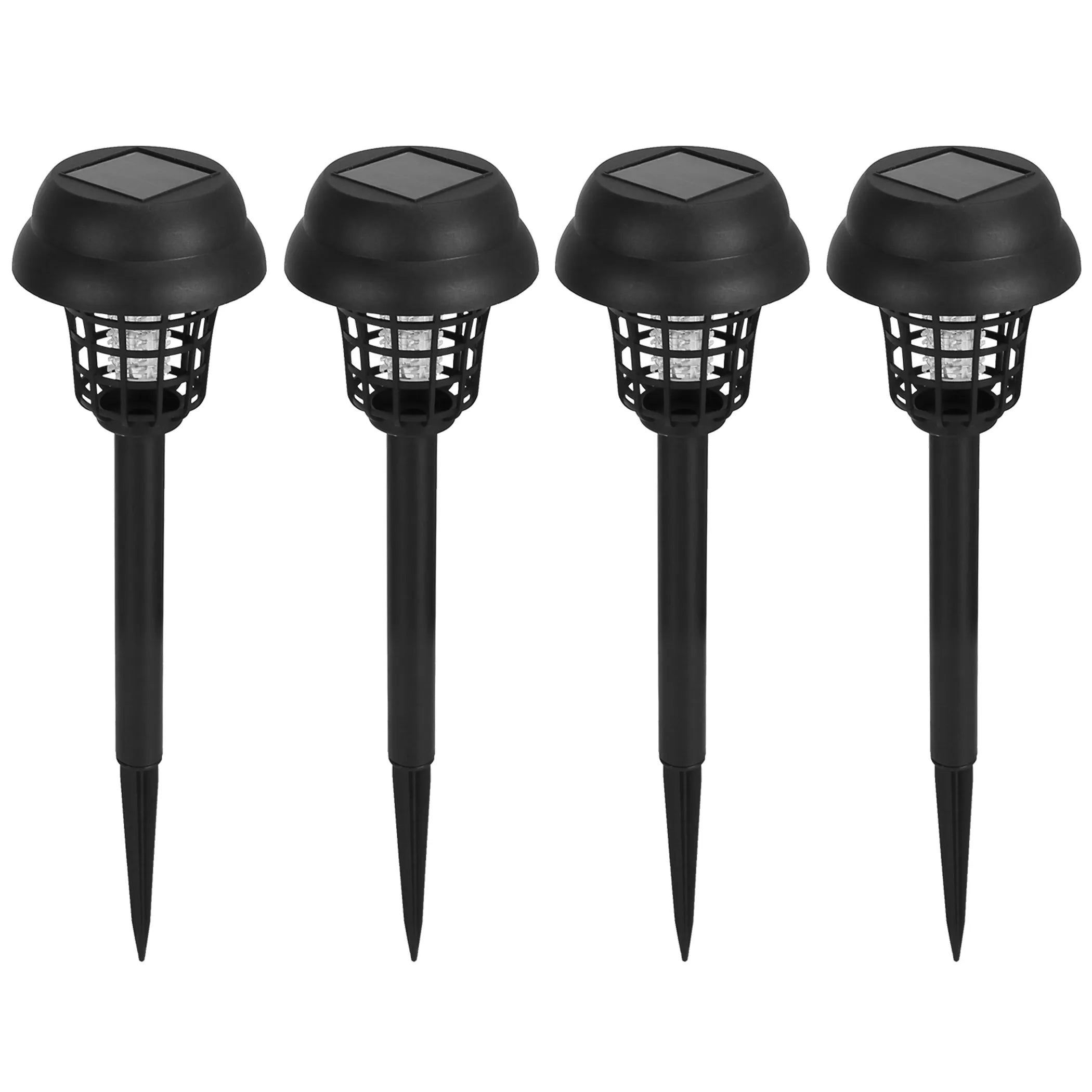 4 Pack Solar Powered Mosquito Zapper Outdoor Insect Killer Torch