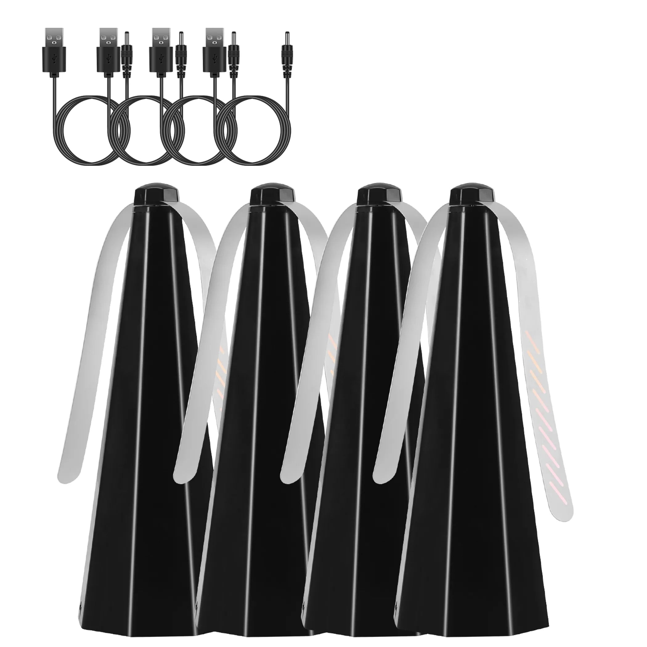 4Pack Fly Table Fans Battery USB Powered Bug