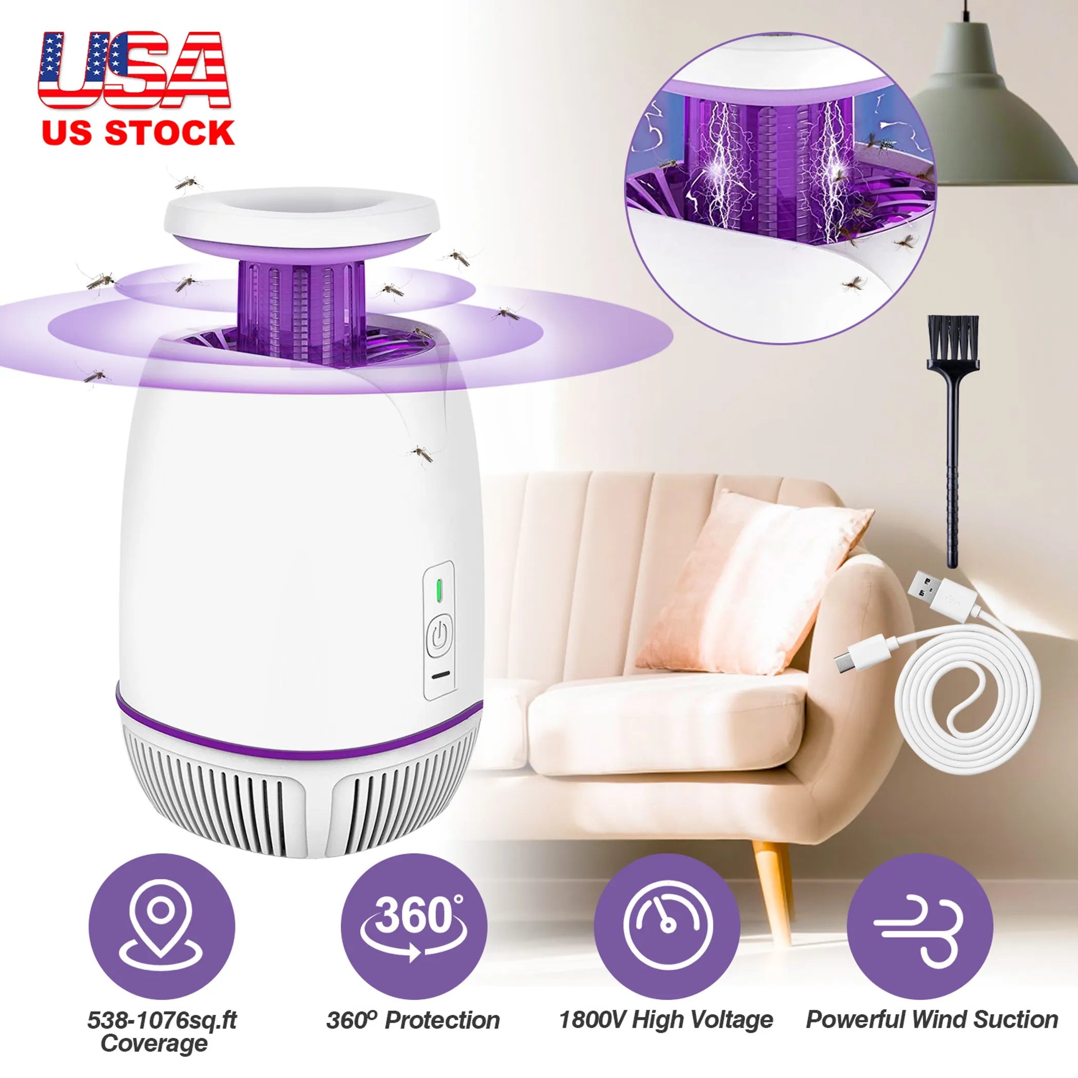 Plug-in Mosquito Zapper Max