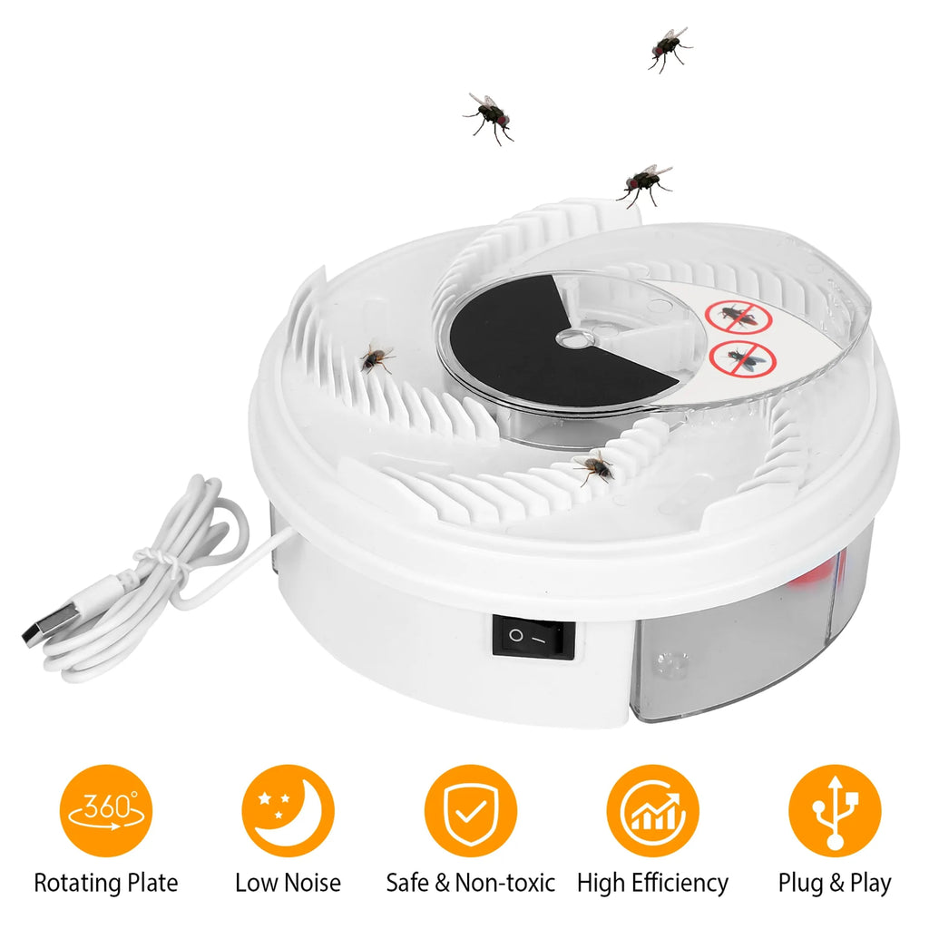 USB Powered Electric Fly Trap Automatic Flycatcher