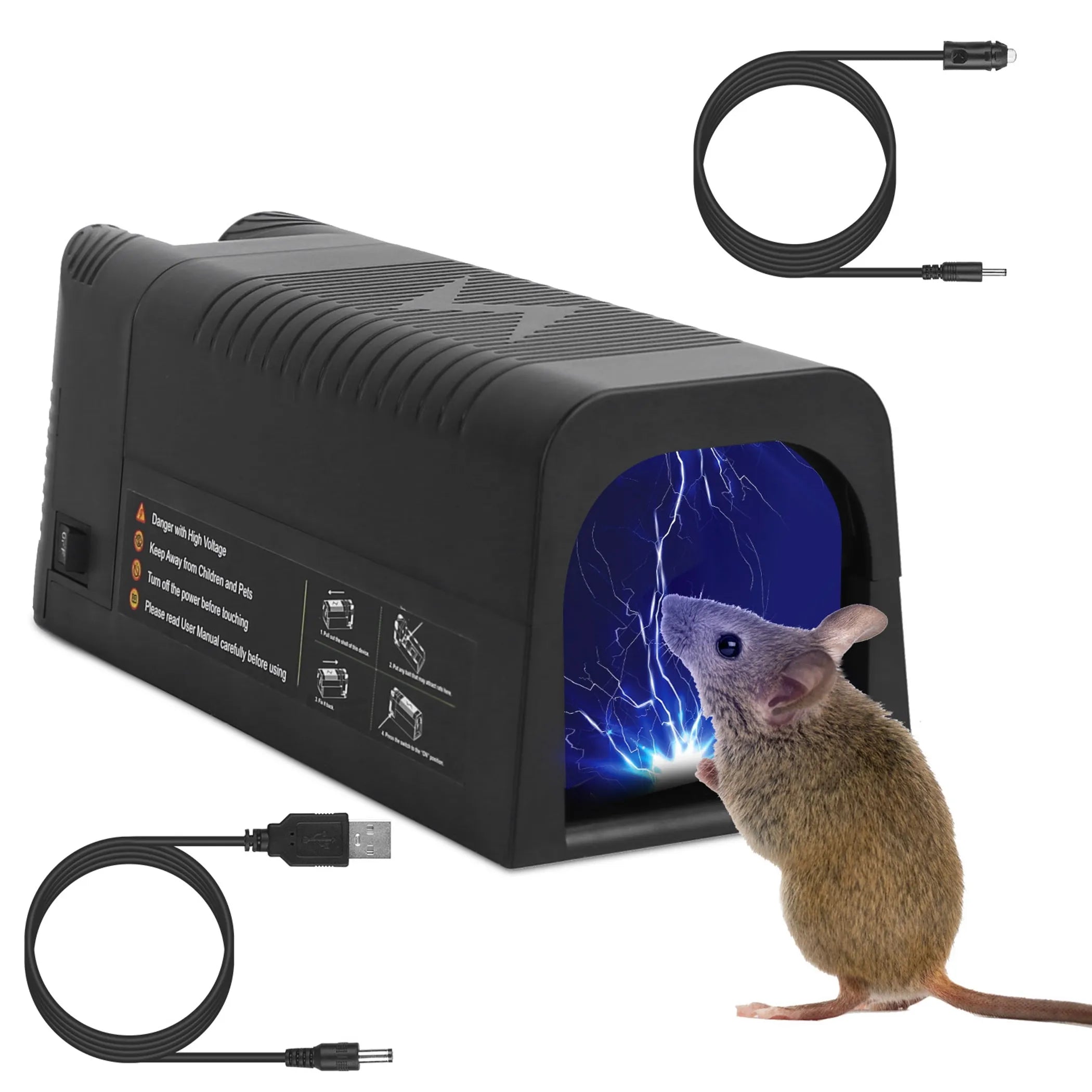 Electric Rat Trap Reusable Mice