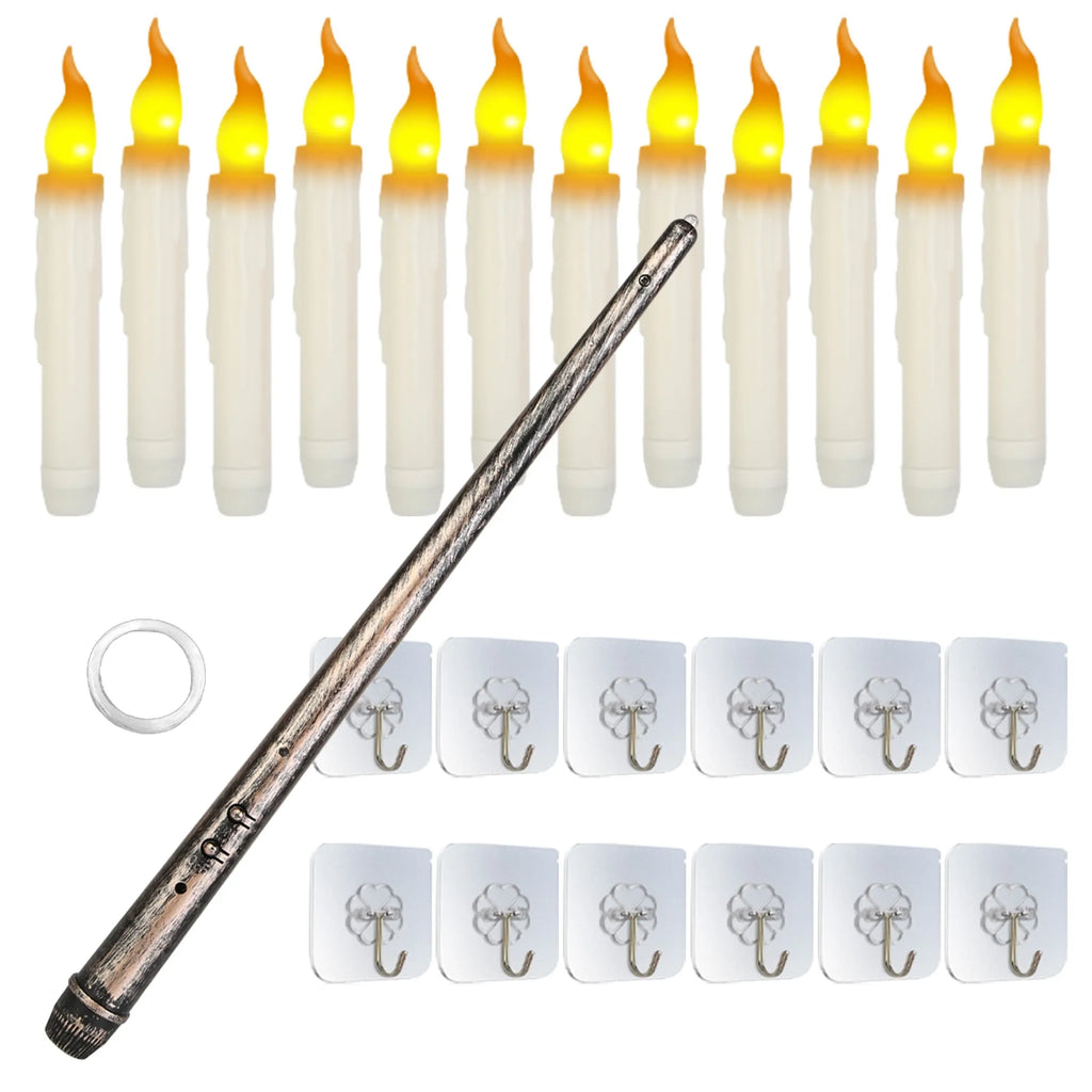 12Pcs Flameless Floating Candles LED