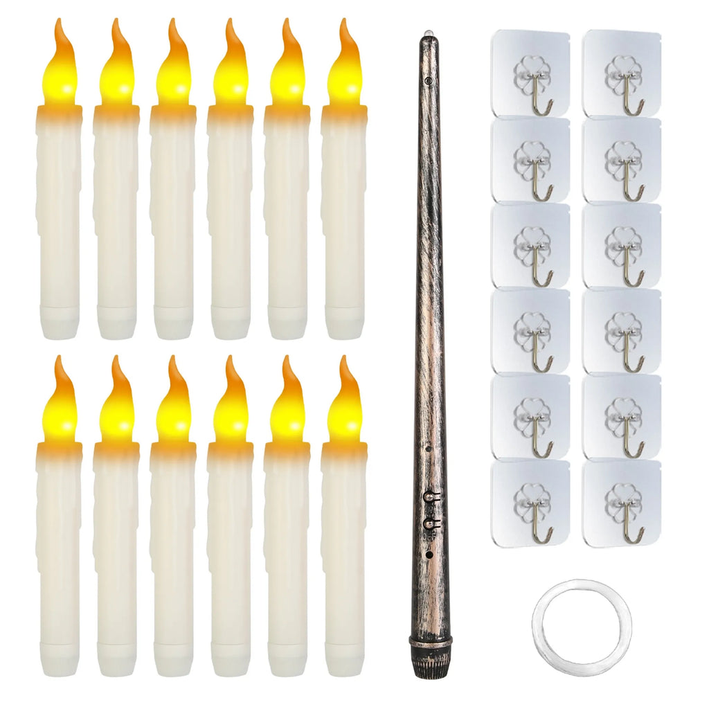 12Pcs Flameless Floating Candles LED