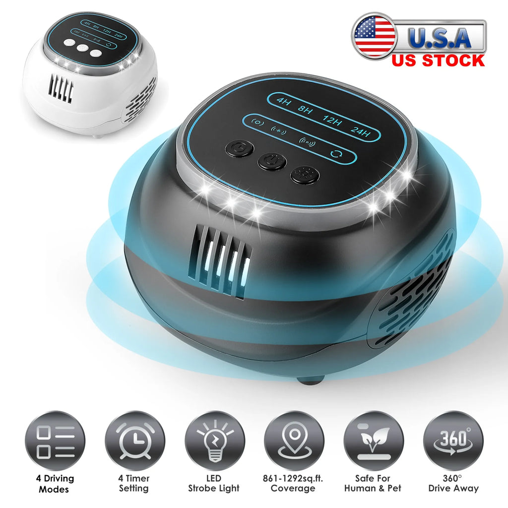 Ultrasonic Rodent Chaser Rat Repellent Pest Driver Mouse Control
