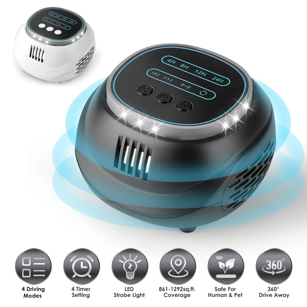 Ultrasonic Rodent Chaser Rat Repellent Pest Driver Mouse Control
